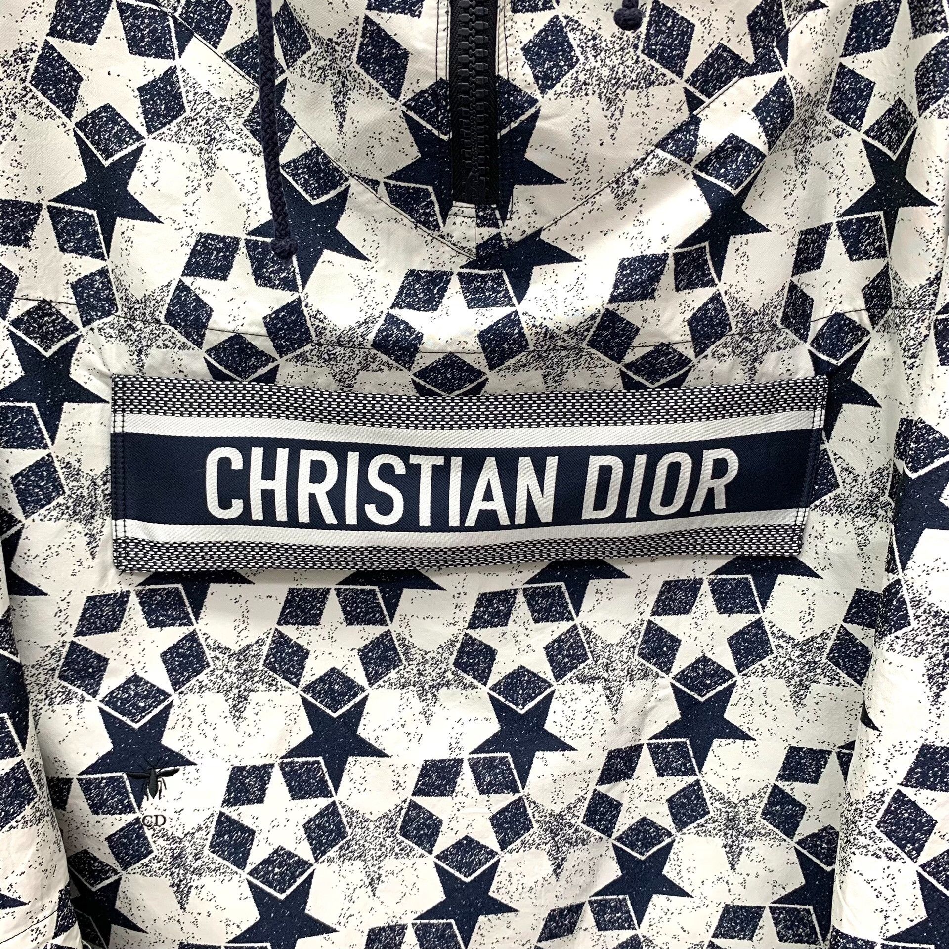 Dior Dior Star Print Half-Zip Hooded Jacket XS Size US XS / EU 42 / 0 - 6 Thumbnail