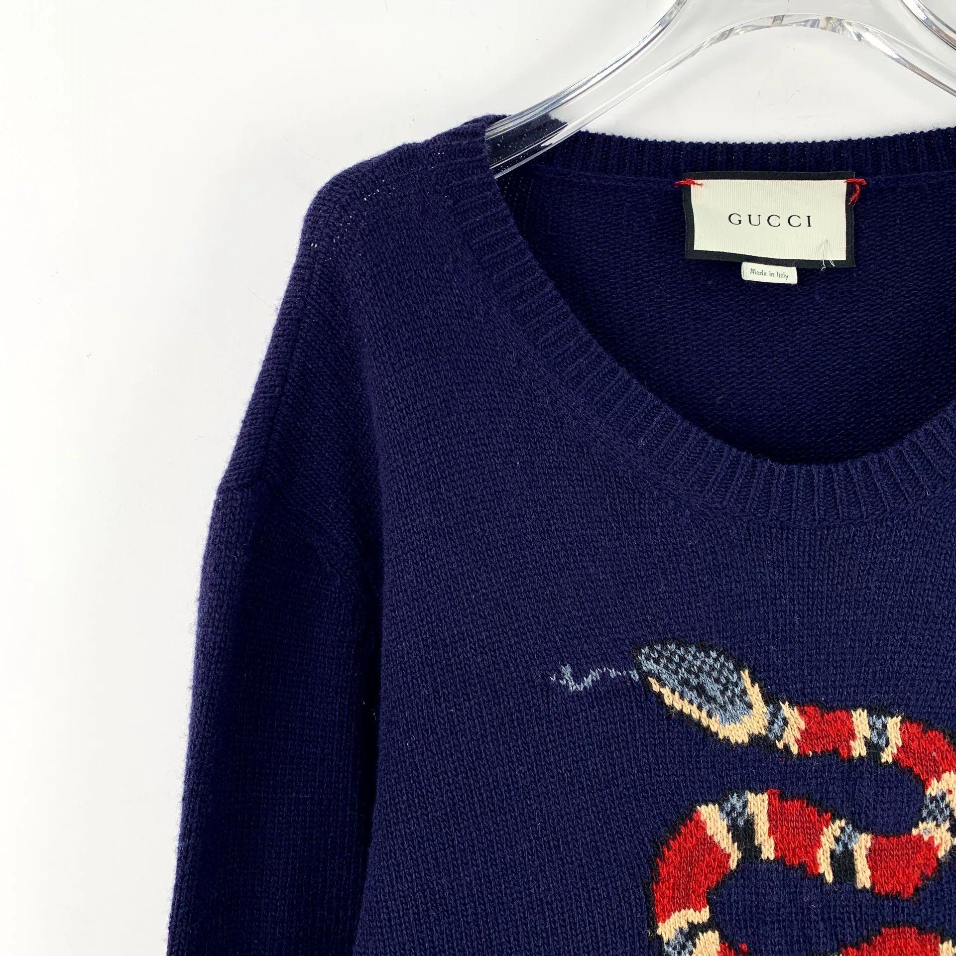 Gucci Gucci x Pokémon Snake & Bolt Wool Sweater XXL Size US XXL / EU 58 / 5 - 4 Thumbnail