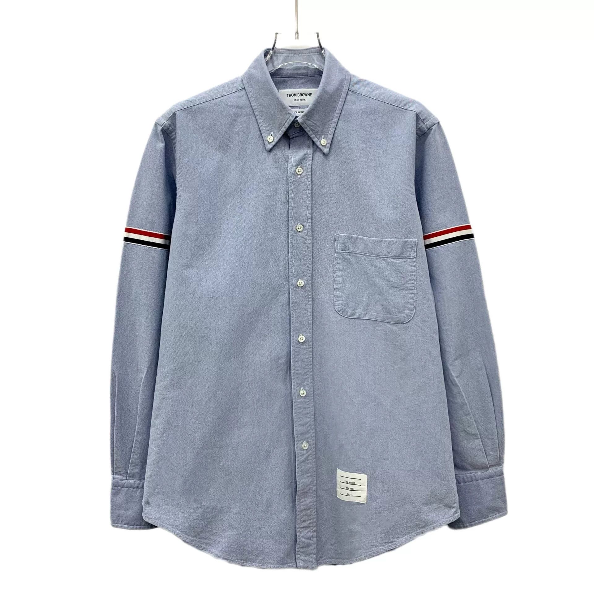 Thom Browne Thom Browne Armband Cotton Oxford Shirt Size 2 Size US M / EU 48-50 / 2 - 2 Thumbnail