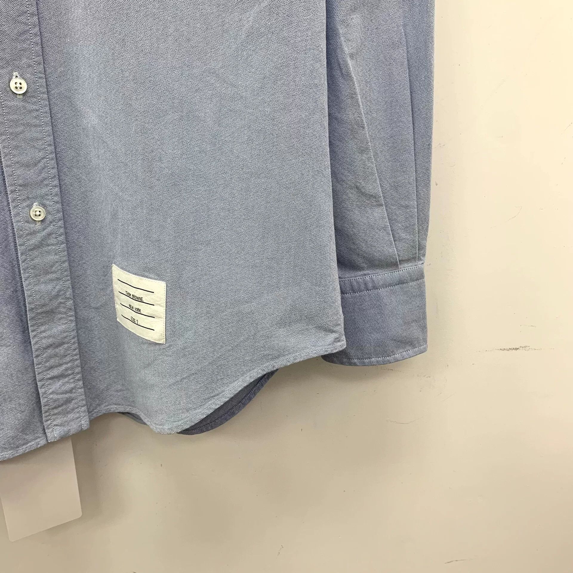 Thom Browne Thom Browne Armband Cotton Oxford Shirt Size 2 Size US M / EU 48-50 / 2 - 5 Thumbnail