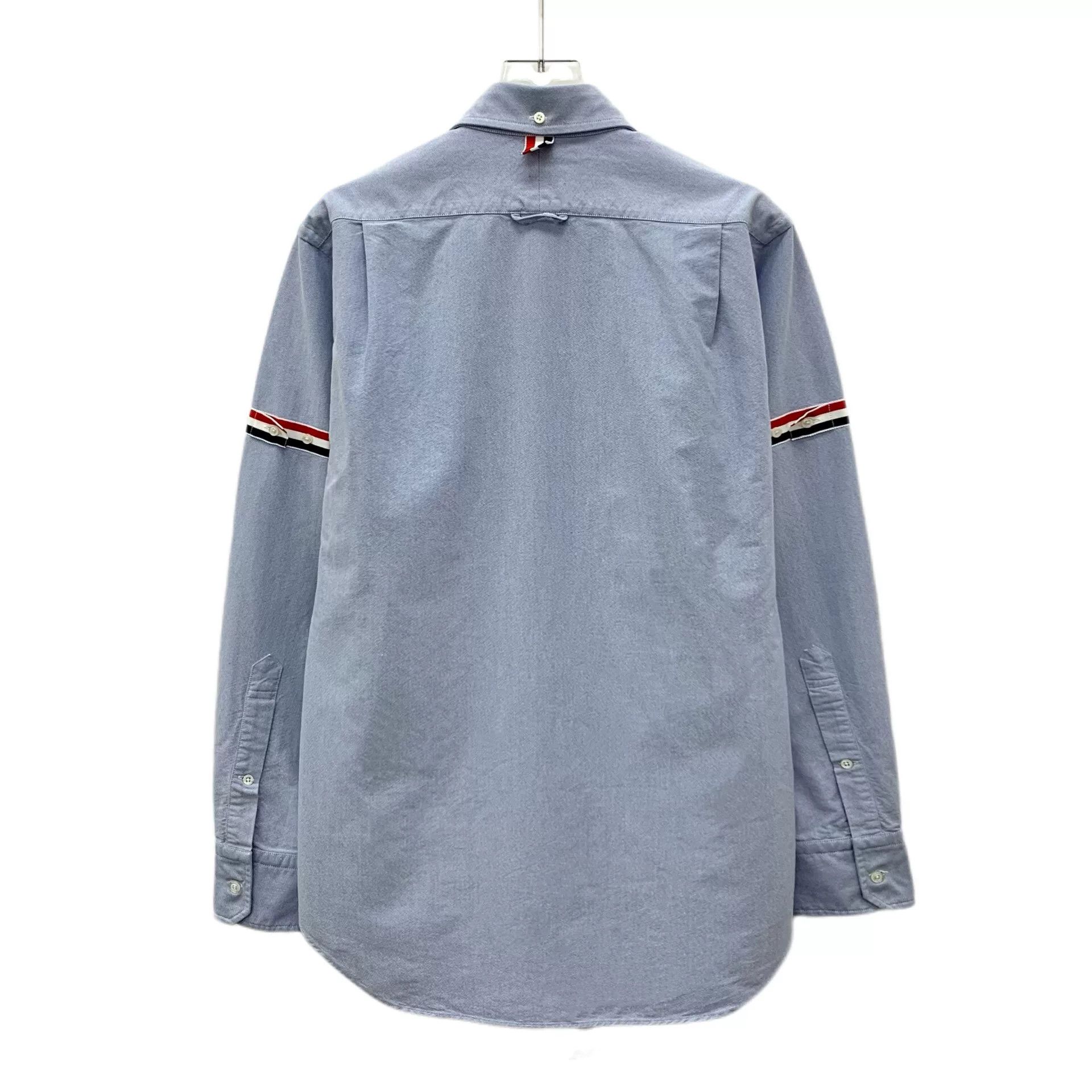 Thom Browne Thom Browne Armband Cotton Oxford Shirt Size 2 Size US M / EU 48-50 / 2 - 3 Thumbnail