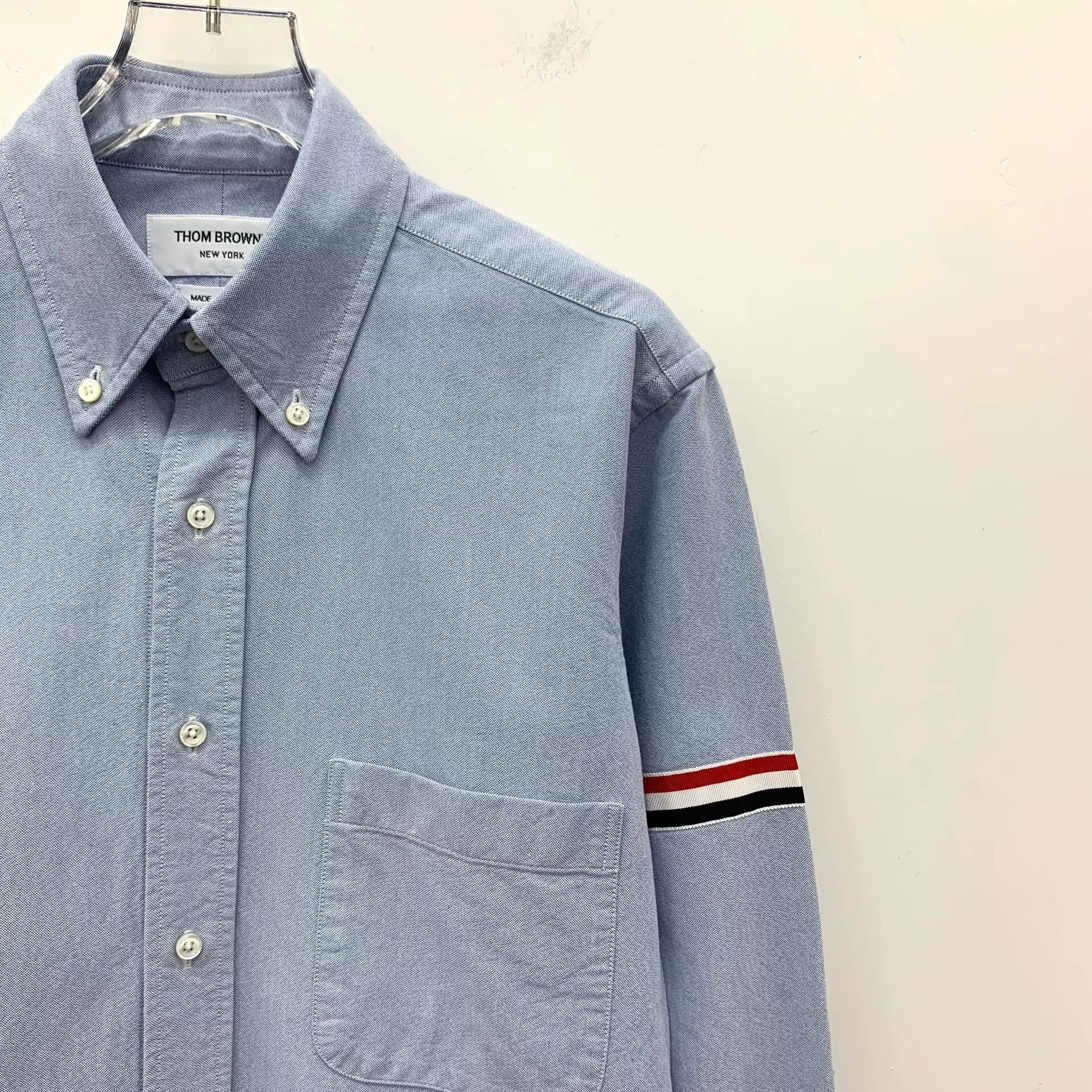 Thom Browne Thom Browne Armband Cotton Oxford Shirt Size 2 Size US M / EU 48-50 / 2 - 4 Thumbnail