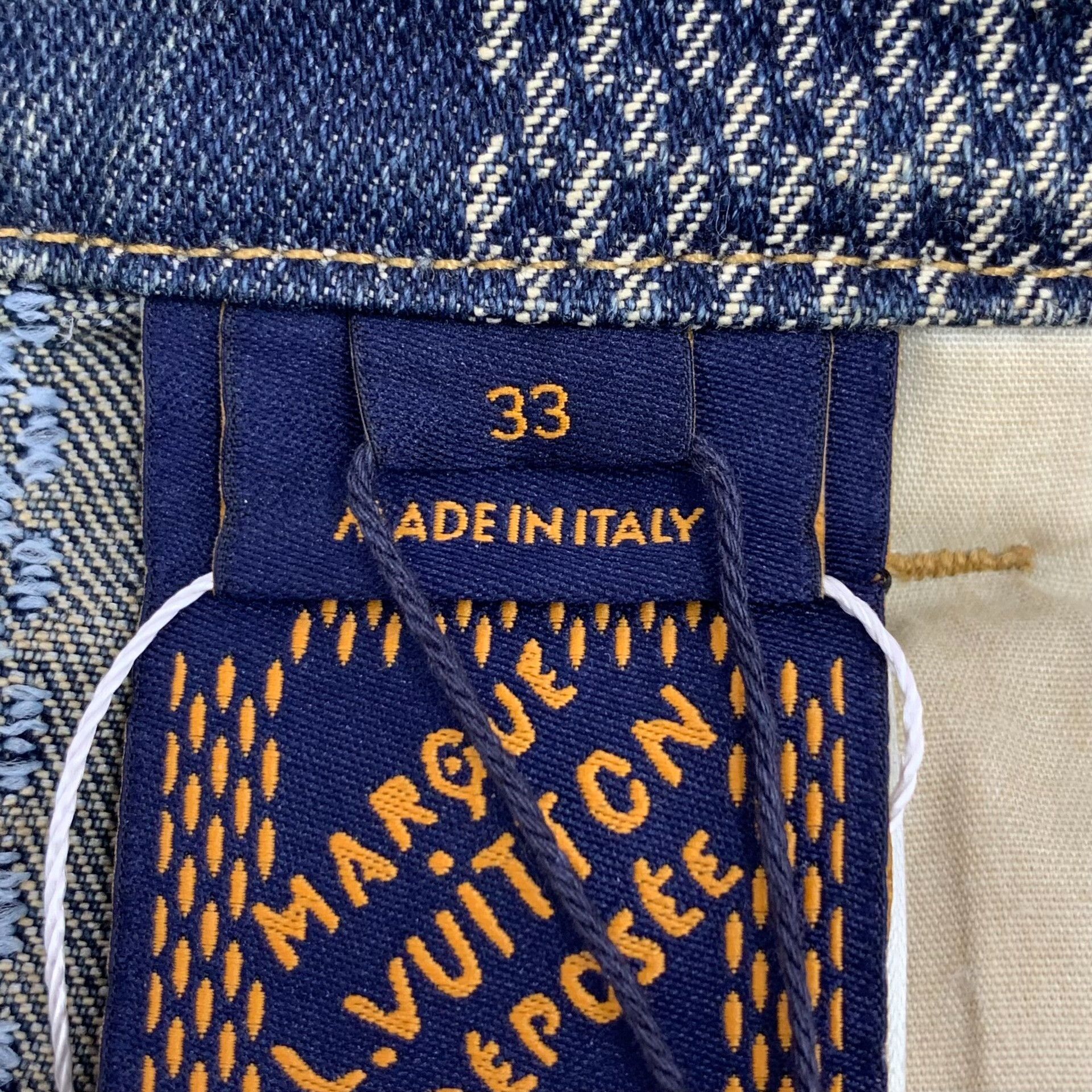 Louis Vuitton Louis Vuitton Pharrell Damier Denim Pants 33 Size US 33 - 8 Thumbnail