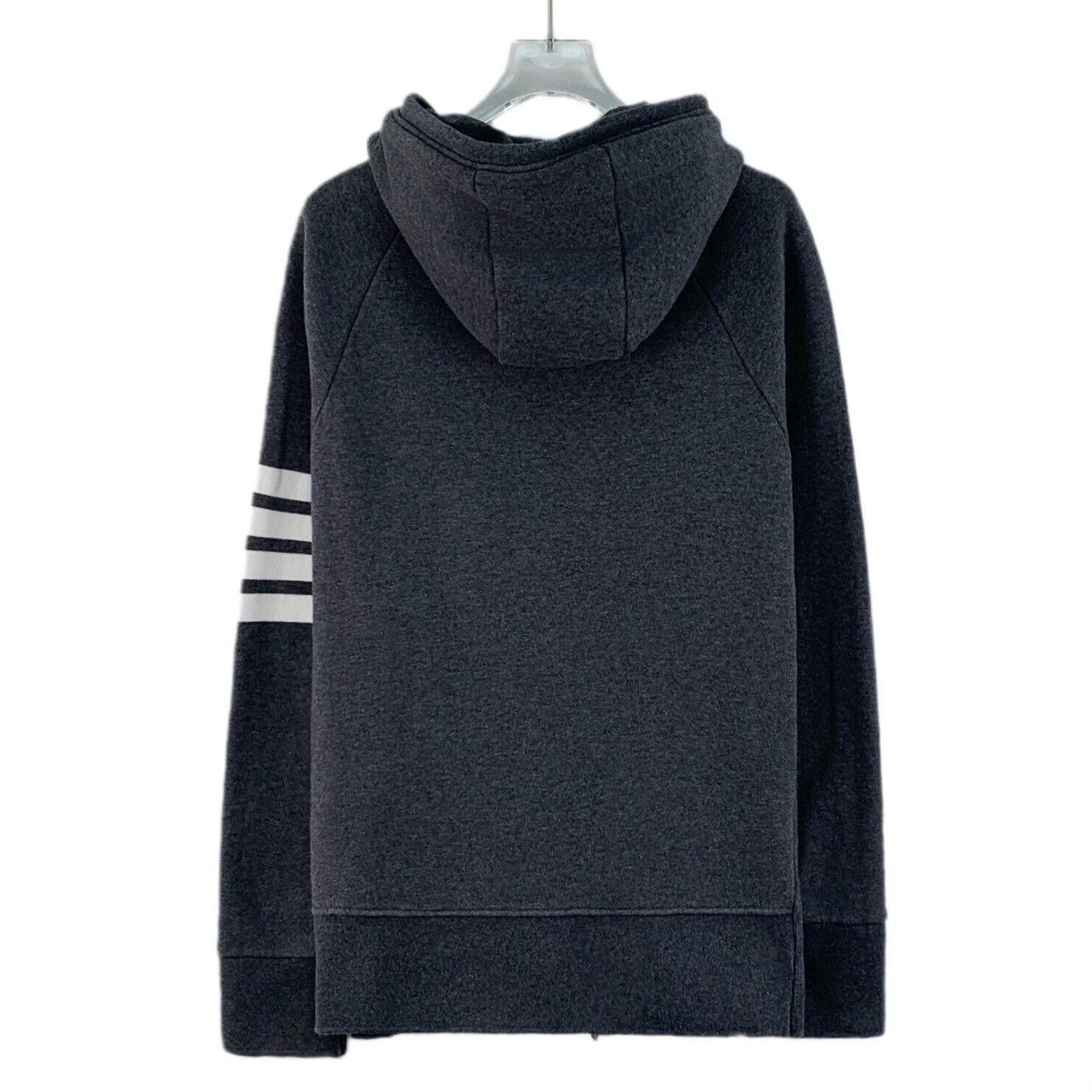 Thom Browne Thom Browne 4-Bar Zip Up Hoodie Size 5 Size US XXL / EU 58 / 5 - 3 Thumbnail