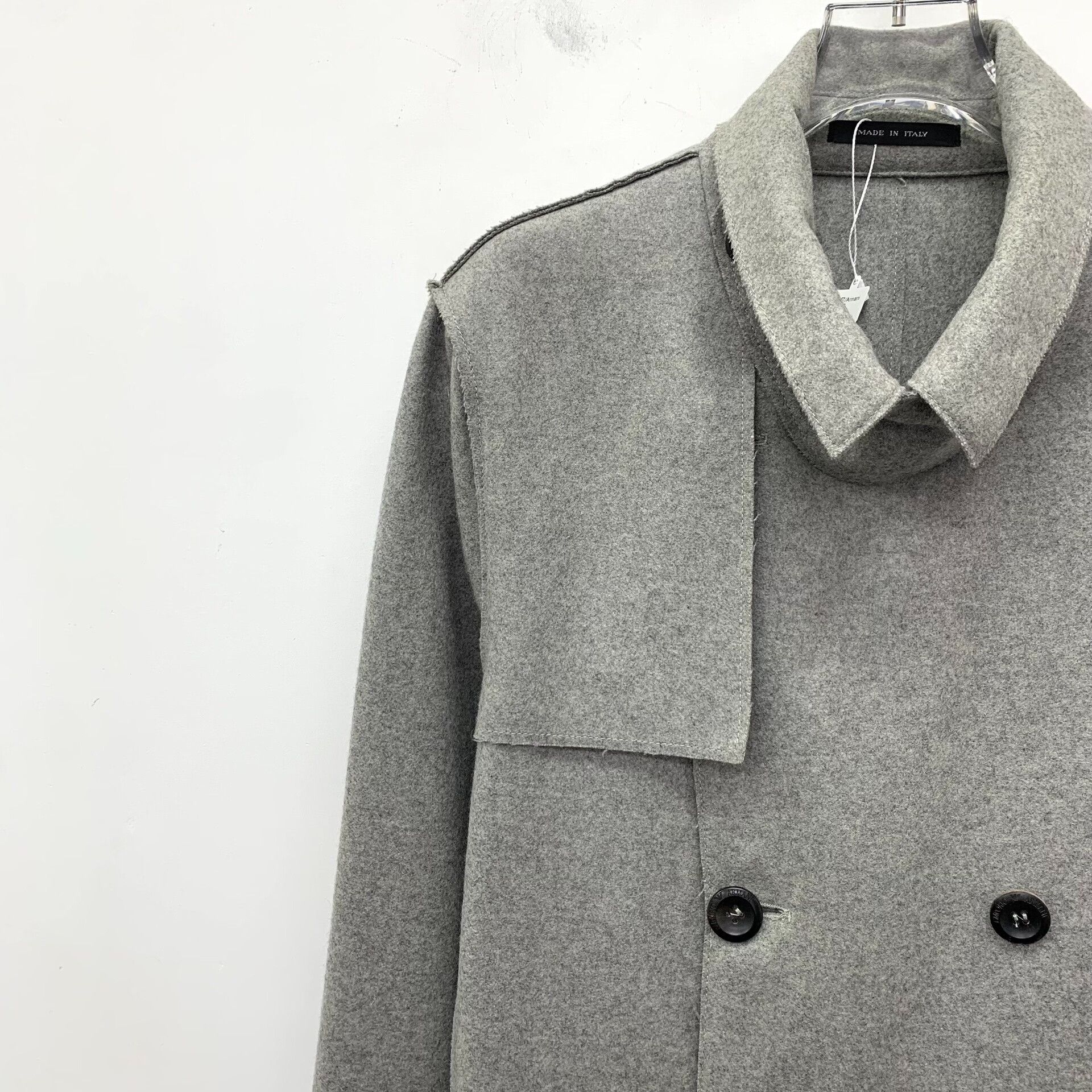 Emporio Armani Emporio Armani Double-Breasted Wool Coat 46 Size US S / EU 44-46 / 1 - 4 Thumbnail