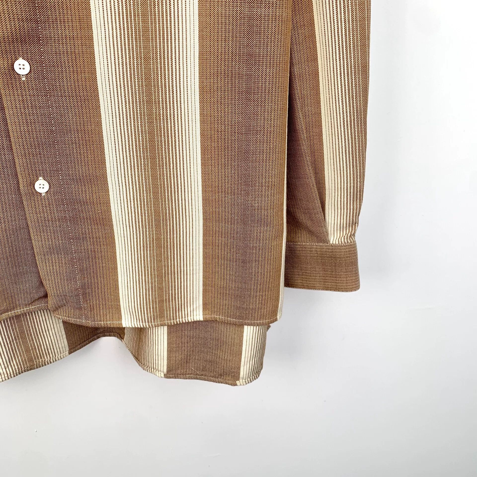 Loewe Loewe Striped Leather Anagram Shirt Size 39 Size US M / EU 48-50 / 2 - 5 Thumbnail