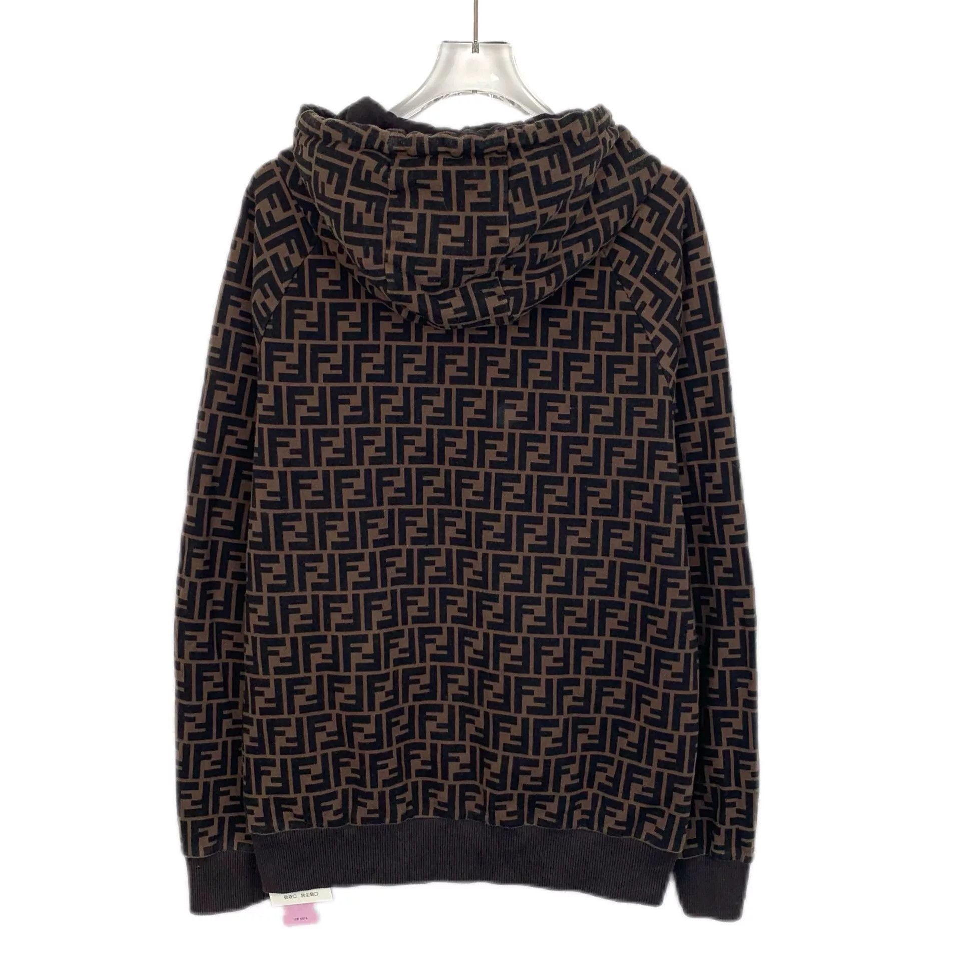 Fendi Fendi FF Monogram Logo Hoodie Size M Size US M / EU 48-50 / 2 - 3 Thumbnail