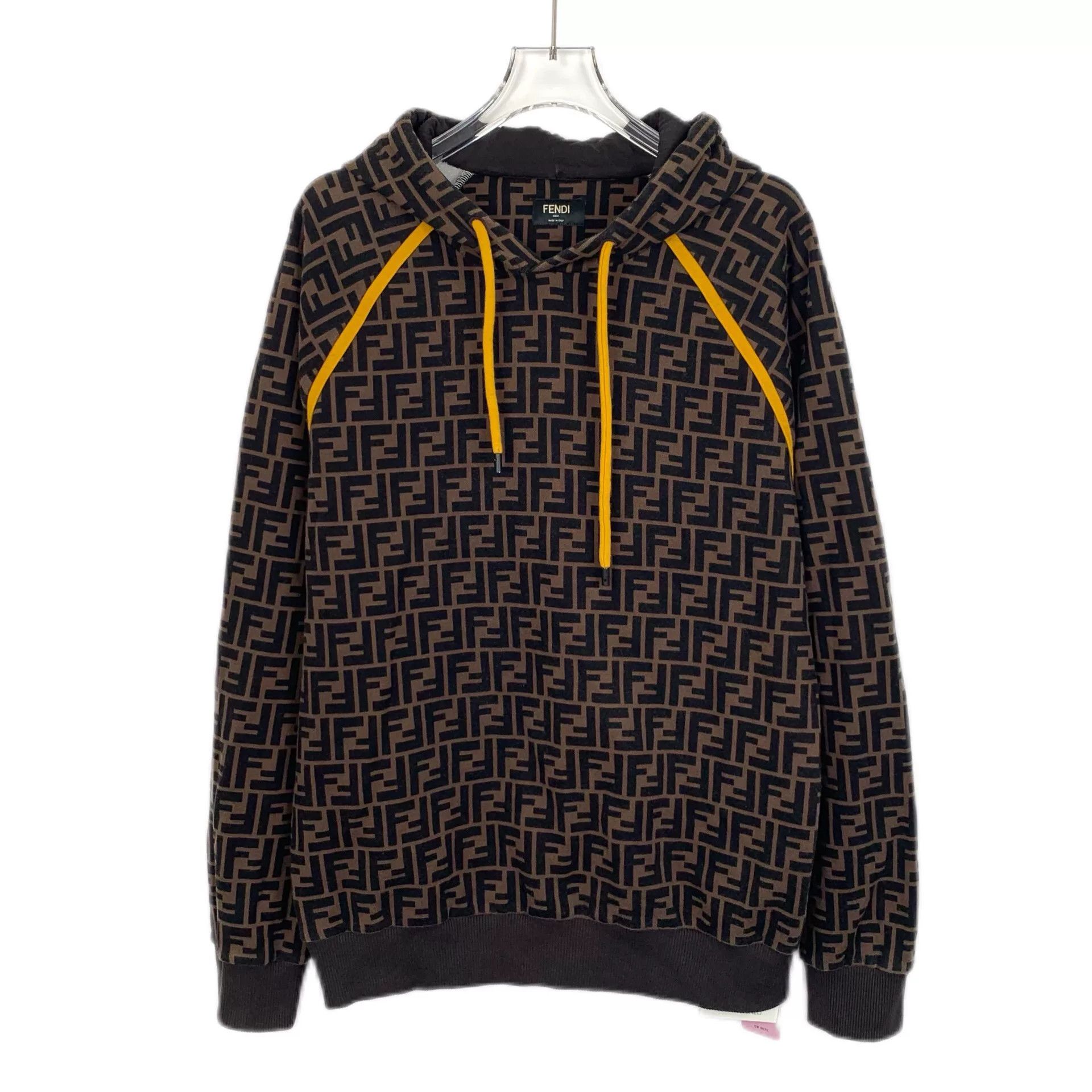 Fendi Fendi FF Monogram Logo Hoodie Size M Size US M / EU 48-50 / 2 - 2 Thumbnail
