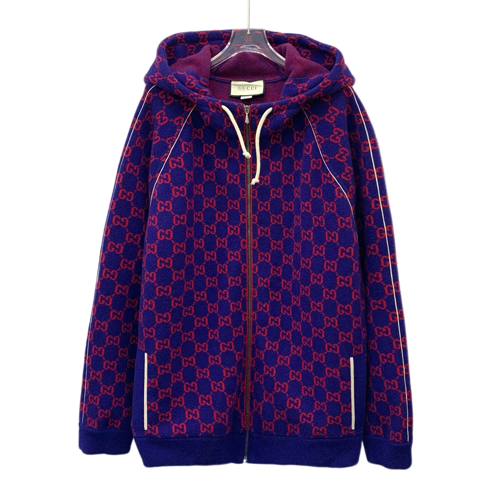 Gucci Gucci GG Monogram Jacquard Zip Jacket XL Size US XL / EU 56 / 4 - 2 Thumbnail