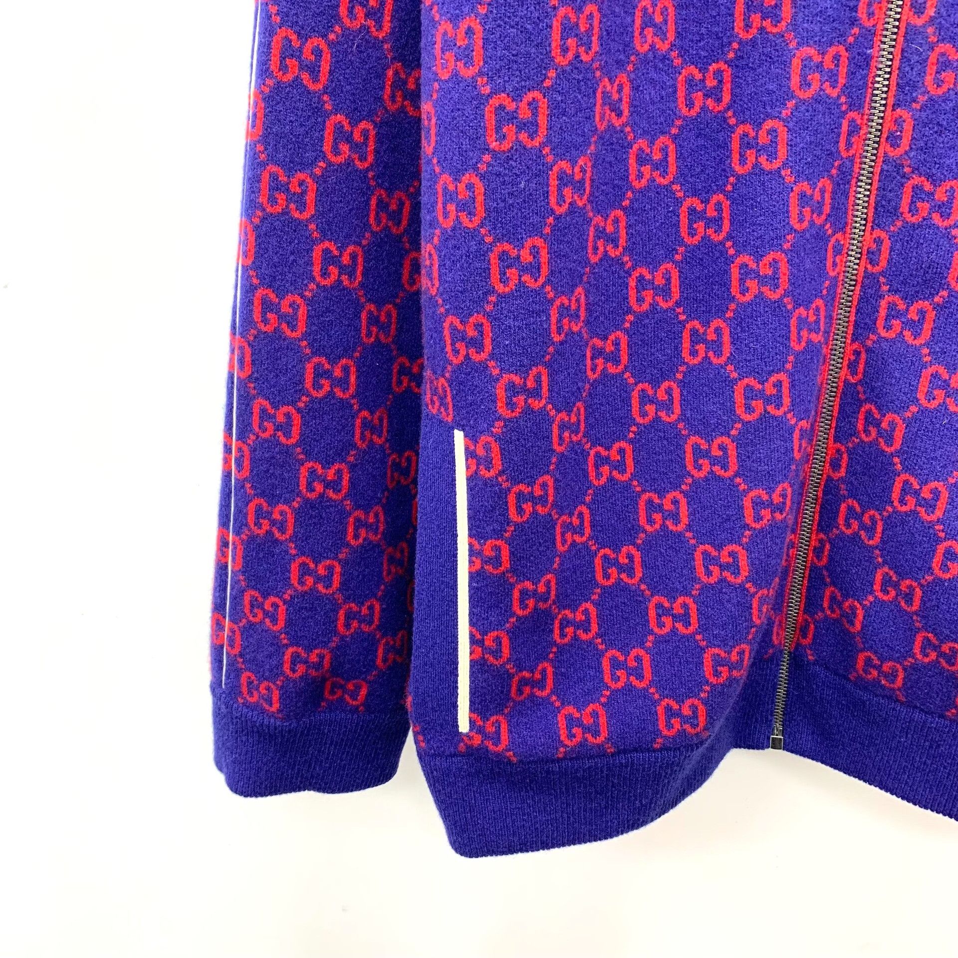 Gucci Gucci GG Monogram Jacquard Zip Jacket XL Size US XL / EU 56 / 4 - 5 Thumbnail