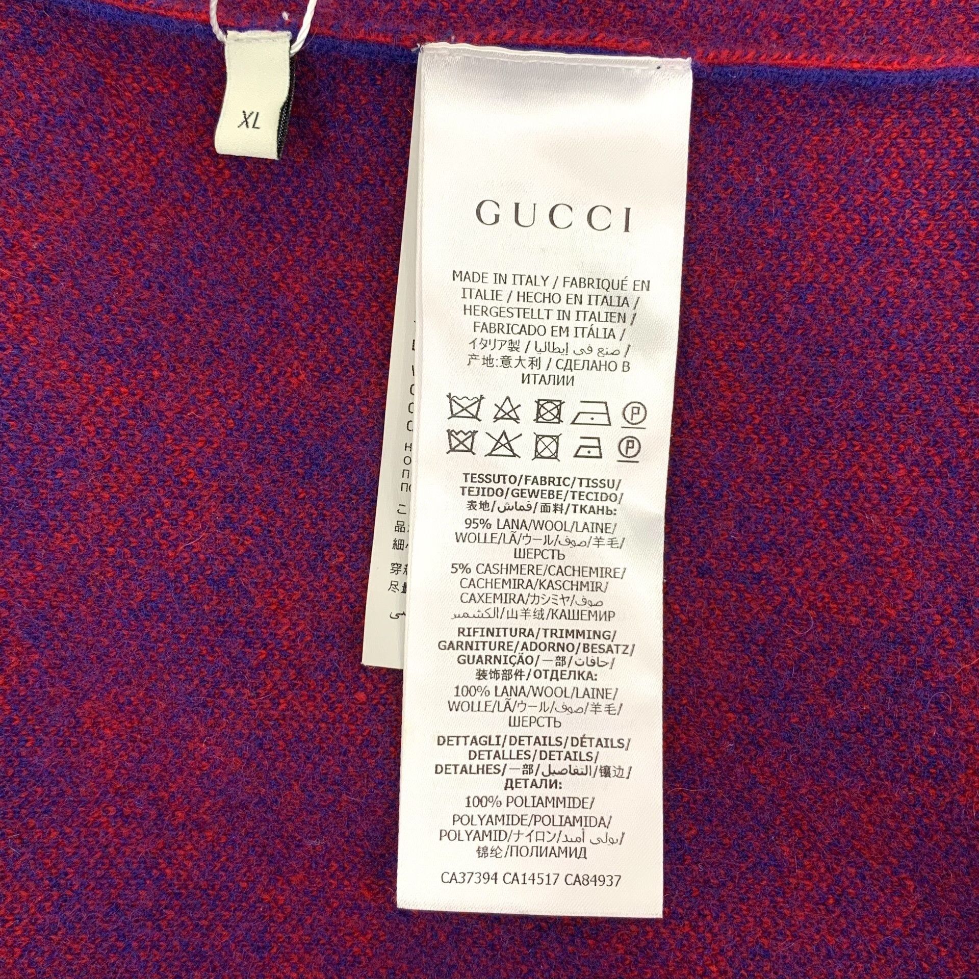 Gucci Gucci GG Monogram Jacquard Zip Jacket XL Size US XL / EU 56 / 4 - 7 Thumbnail