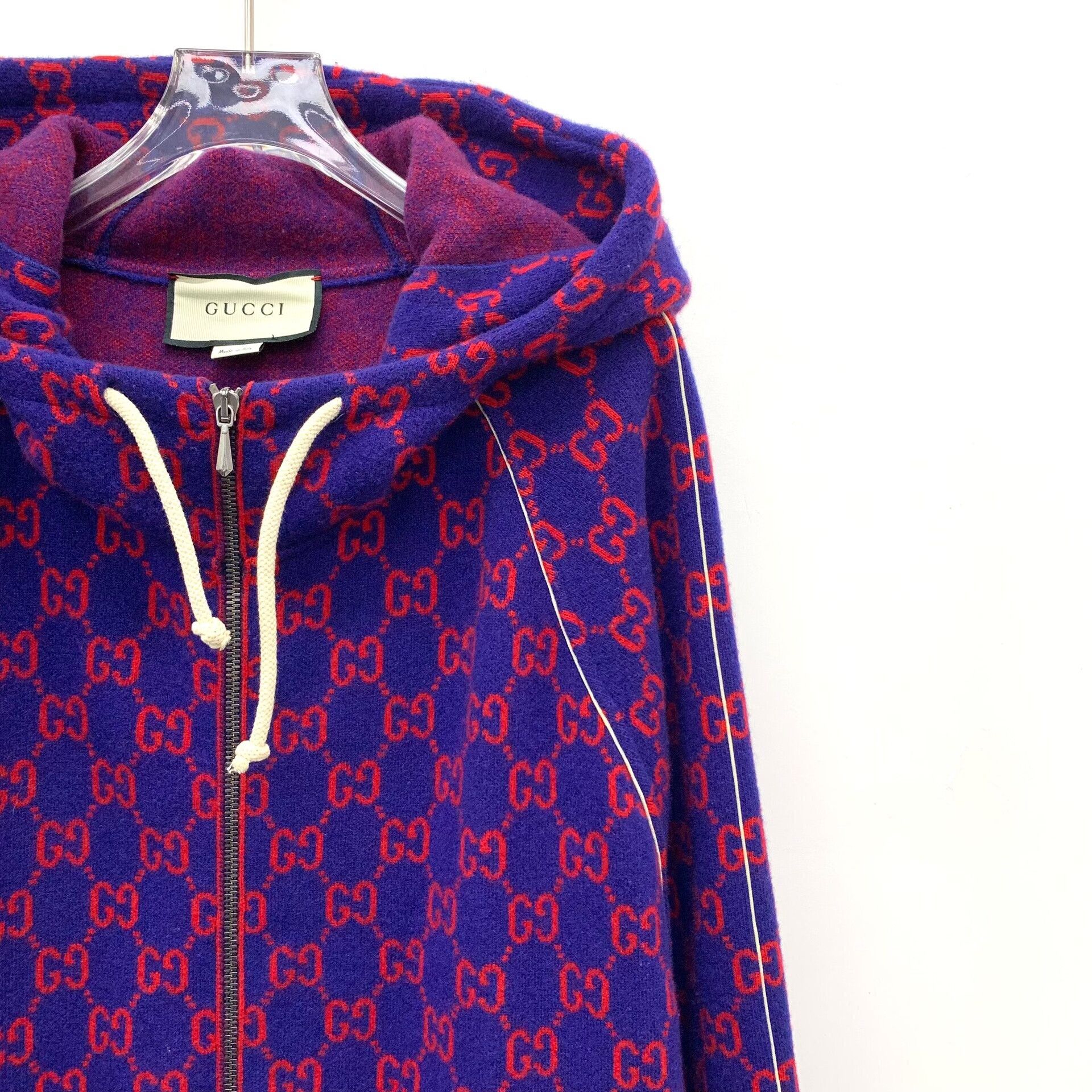 Gucci Gucci GG Monogram Jacquard Zip Jacket XL Size US XL / EU 56 / 4 - 4 Thumbnail