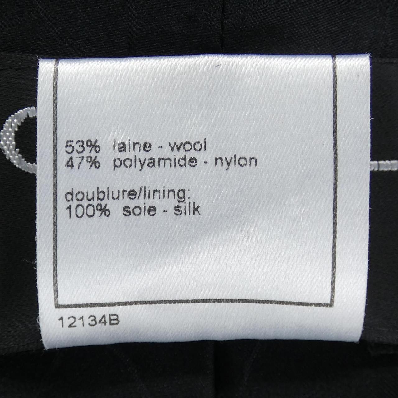 Chanel Chanel Chanel Wool Coat Textile Outerwear P18017V10311 DUTY FREE for USA Size ONE SIZE - 3 Thumbnail
