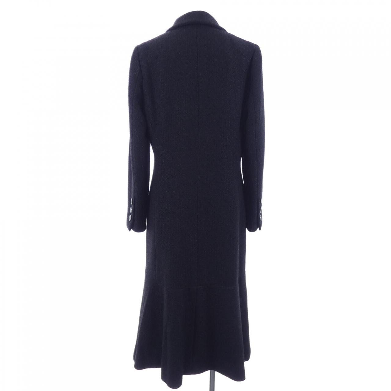 Chanel Chanel Chanel Wool Coat Textile Outerwear P18017V10311 DUTY FREE for USA Size ONE SIZE - 2 Thumbnail