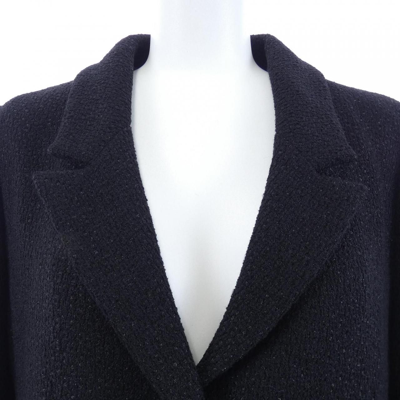 Chanel Chanel Chanel Wool Coat Textile Outerwear P18017V10311 DUTY FREE for USA Size ONE SIZE - 5 Thumbnail