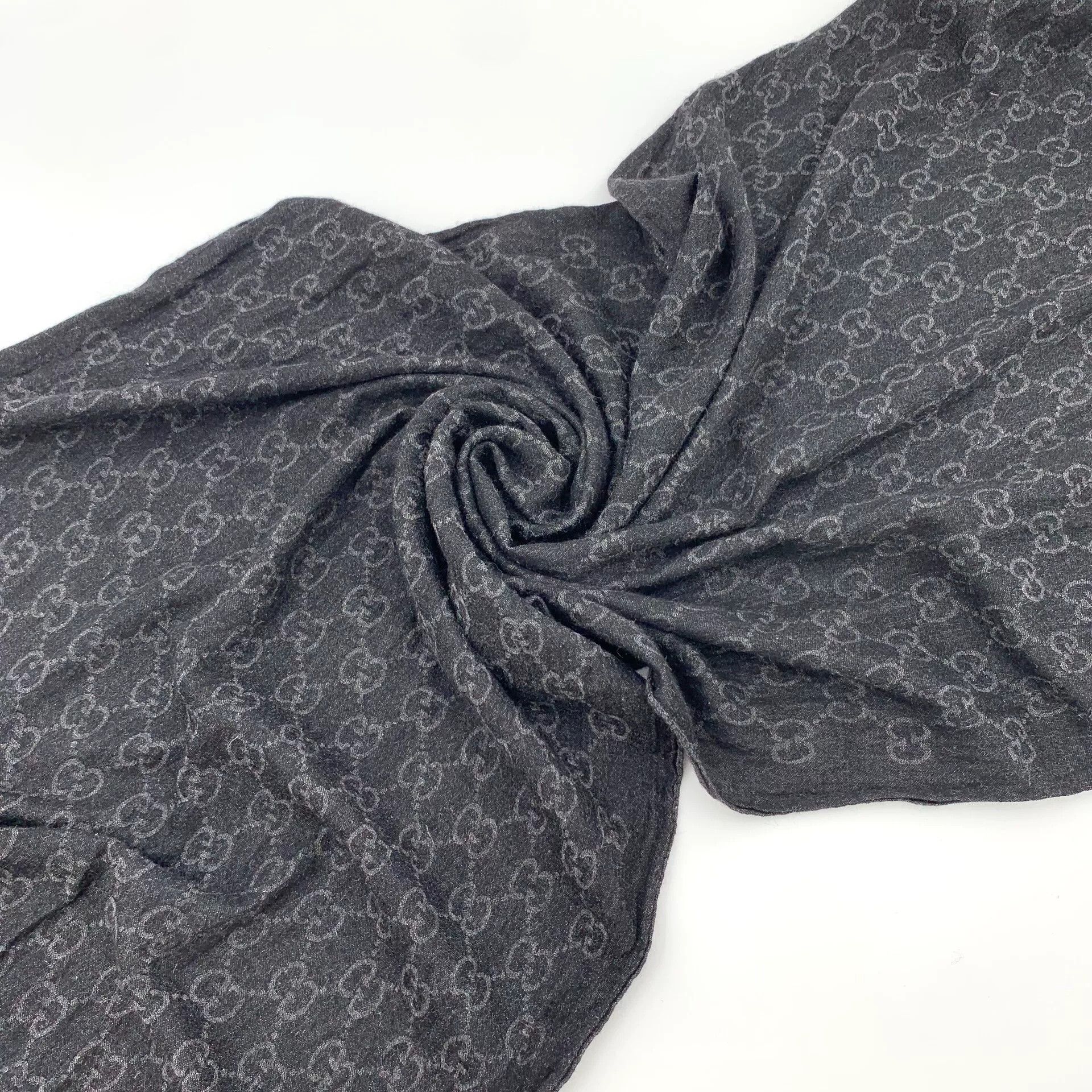 Gucci Gucci GG Monogram Jacquard Fringed Scarf ONE SIZE Size ONE SIZE - 8 Thumbnail