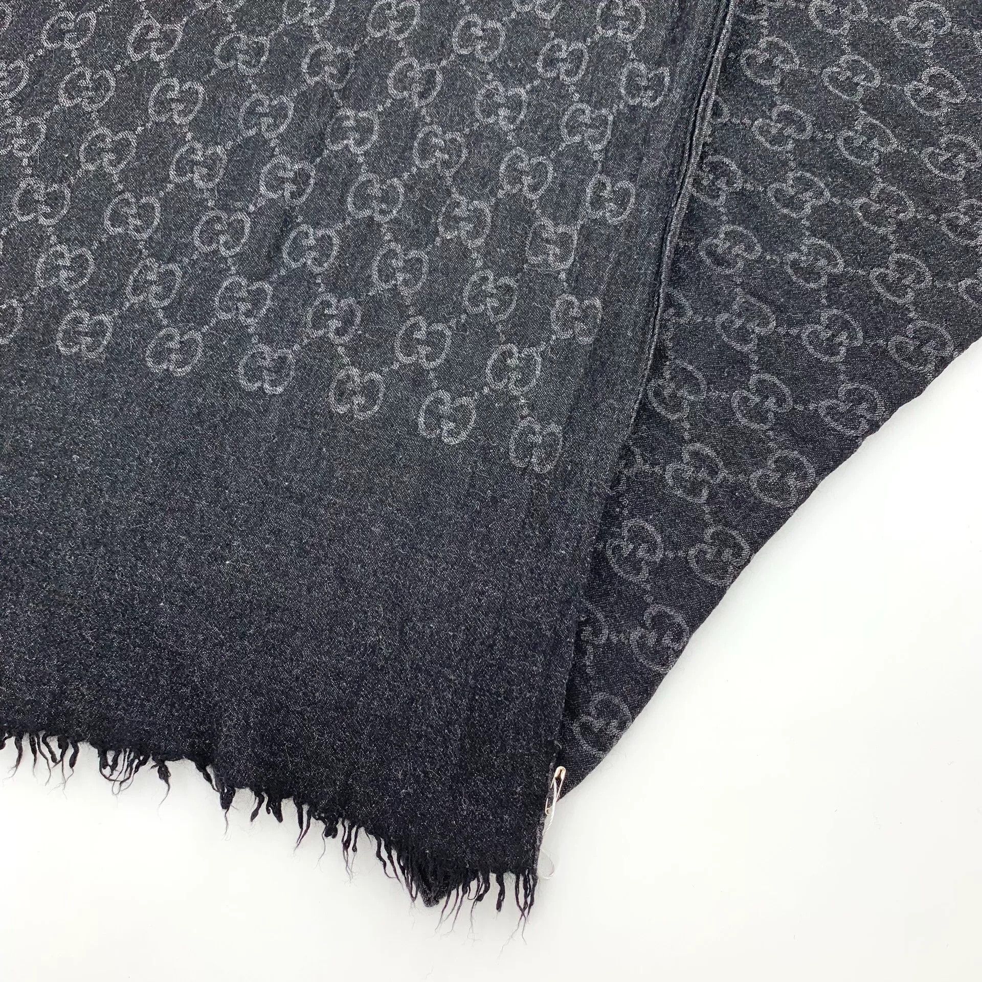 Gucci Gucci GG Monogram Jacquard Fringed Scarf ONE SIZE Size ONE SIZE - 6 Thumbnail