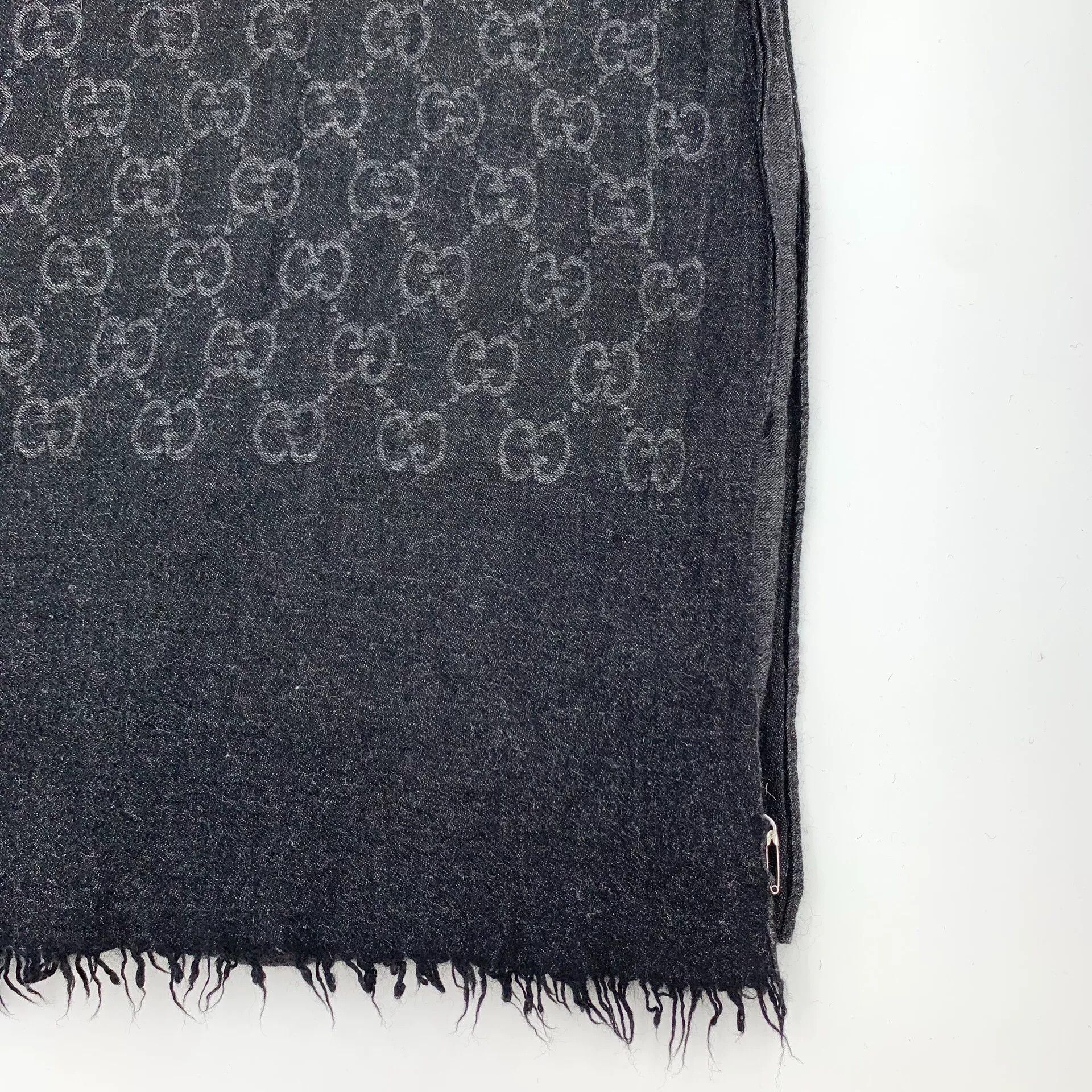 Gucci Gucci GG Monogram Jacquard Fringed Scarf ONE SIZE Size ONE SIZE - 5 Thumbnail