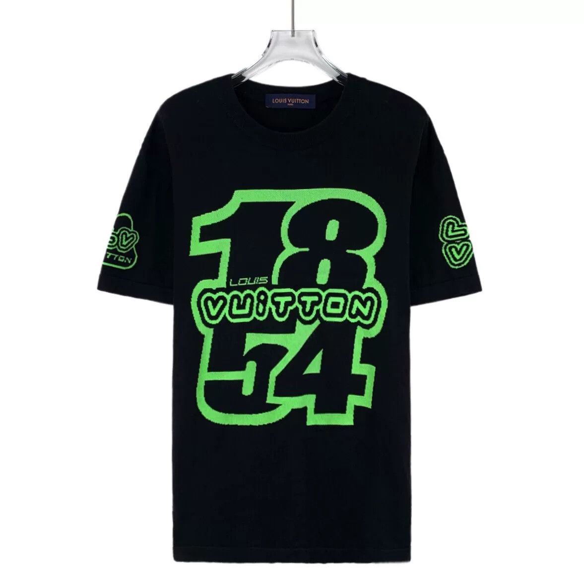 Louis Vuitton Louis Vuitton Neon Green 1854 Logo Knit T-Shirt S Size US S / EU 44-46 / 1 - 2 Thumbnail