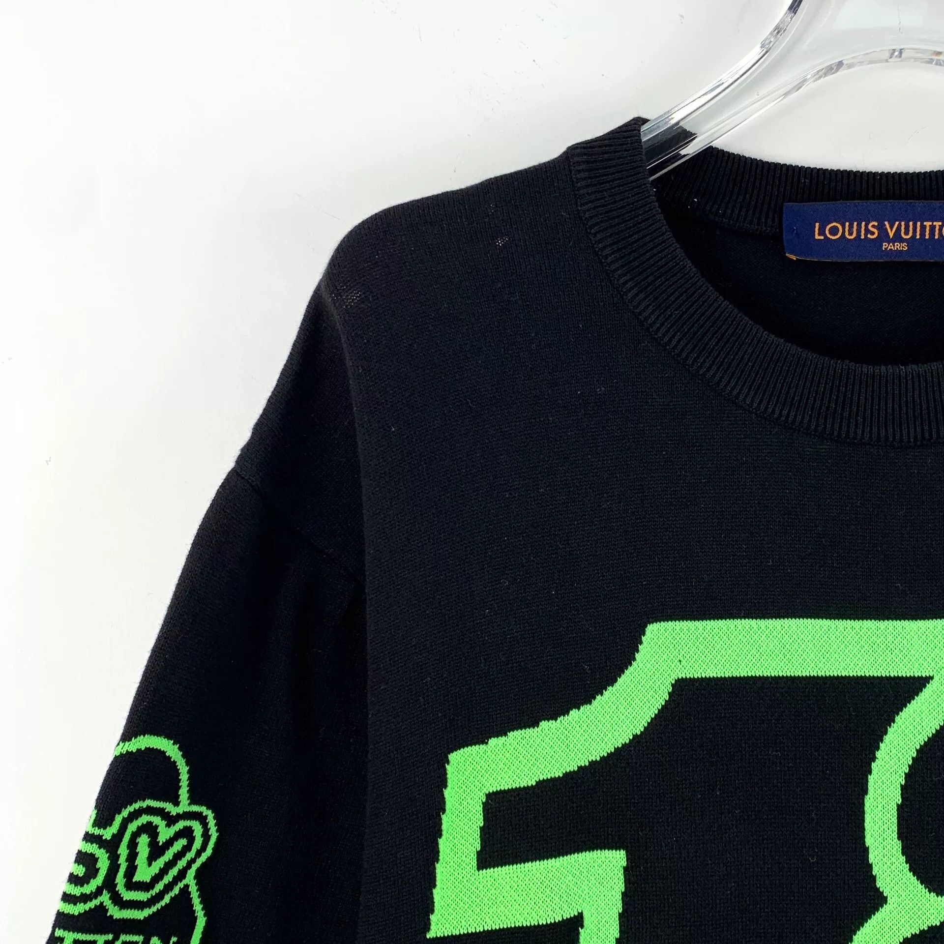 Louis Vuitton Louis Vuitton Neon Green 1854 Logo Knit T-Shirt S Size US S / EU 44-46 / 1 - 4 Thumbnail