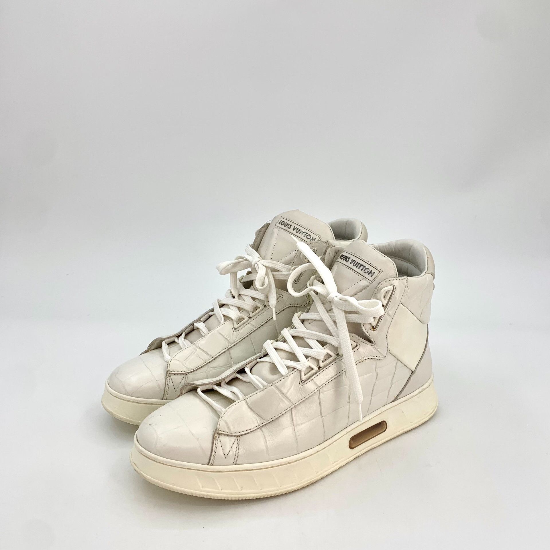 Louis Vuitton Louis Vuitton Croc Embossed High-Top Sneakers Size 7 Size US 7 / EU 40 - 2 Thumbnail