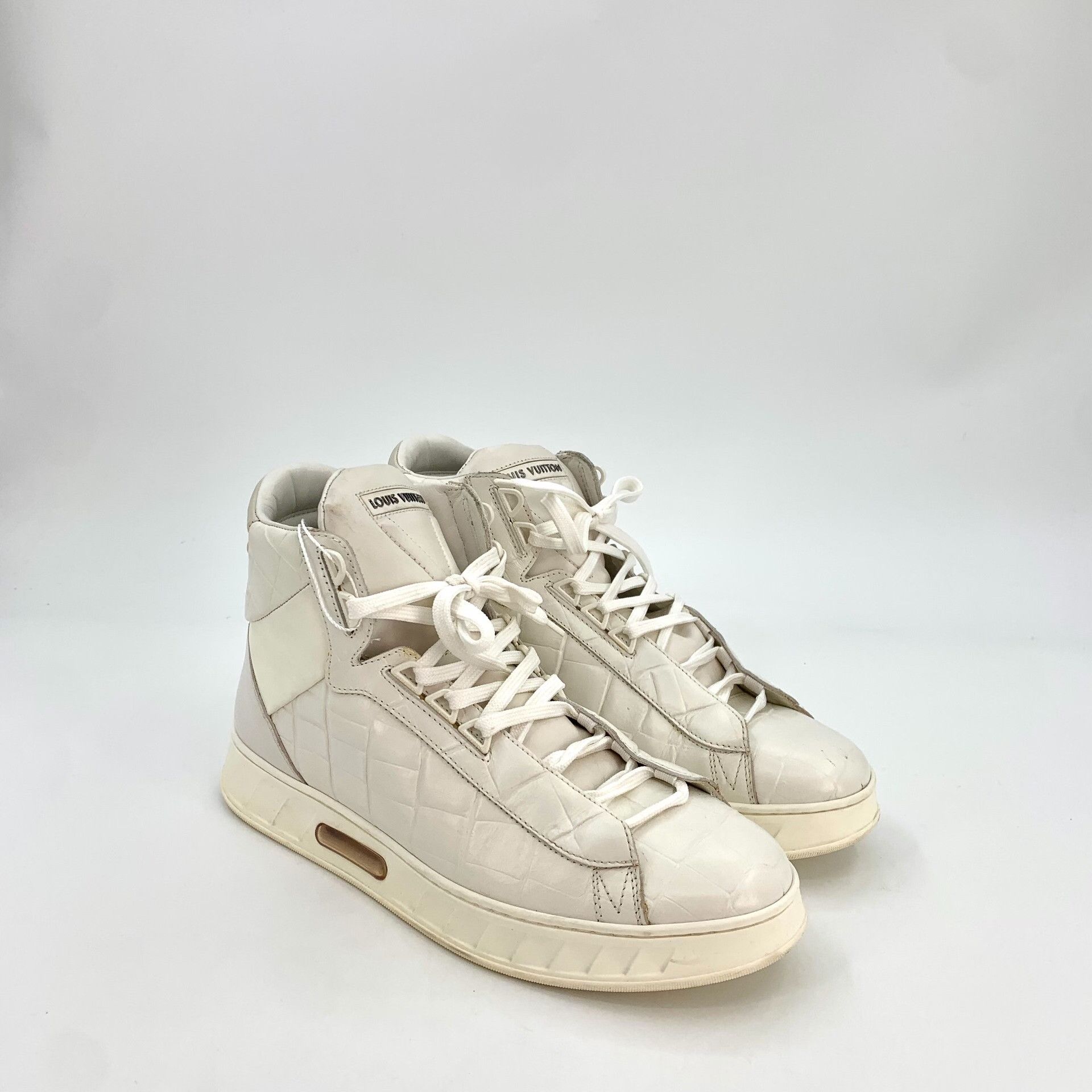Louis Vuitton Louis Vuitton Croc Embossed High-Top Sneakers Size 7 Size US 7 / EU 40 - 3 Thumbnail