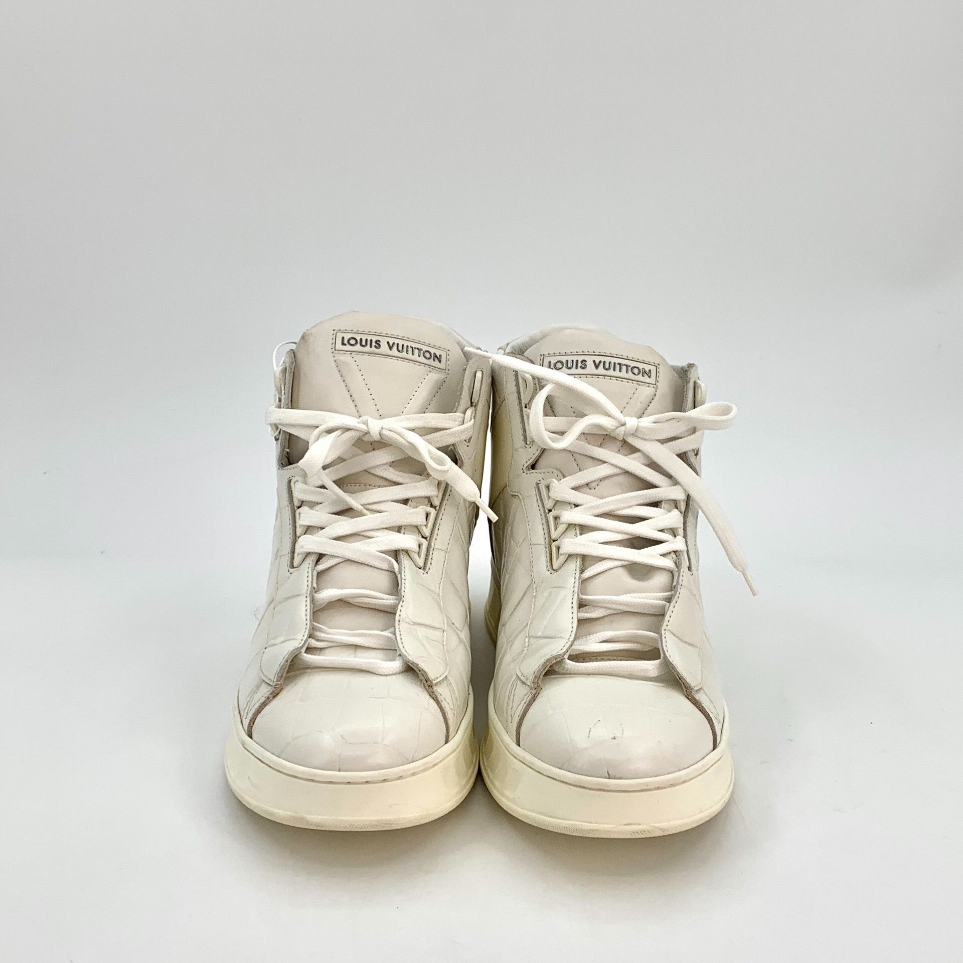 Louis Vuitton Louis Vuitton Croc Embossed High-Top Sneakers Size 7 Size US 7 / EU 40 - 4 Thumbnail