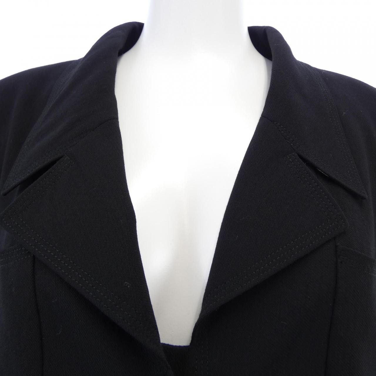 Chanel Chanel Chanel Wool Coat Textile Outerwear P07999W03030 DUTY FREE for USA Size ONE SIZE - 4 Thumbnail