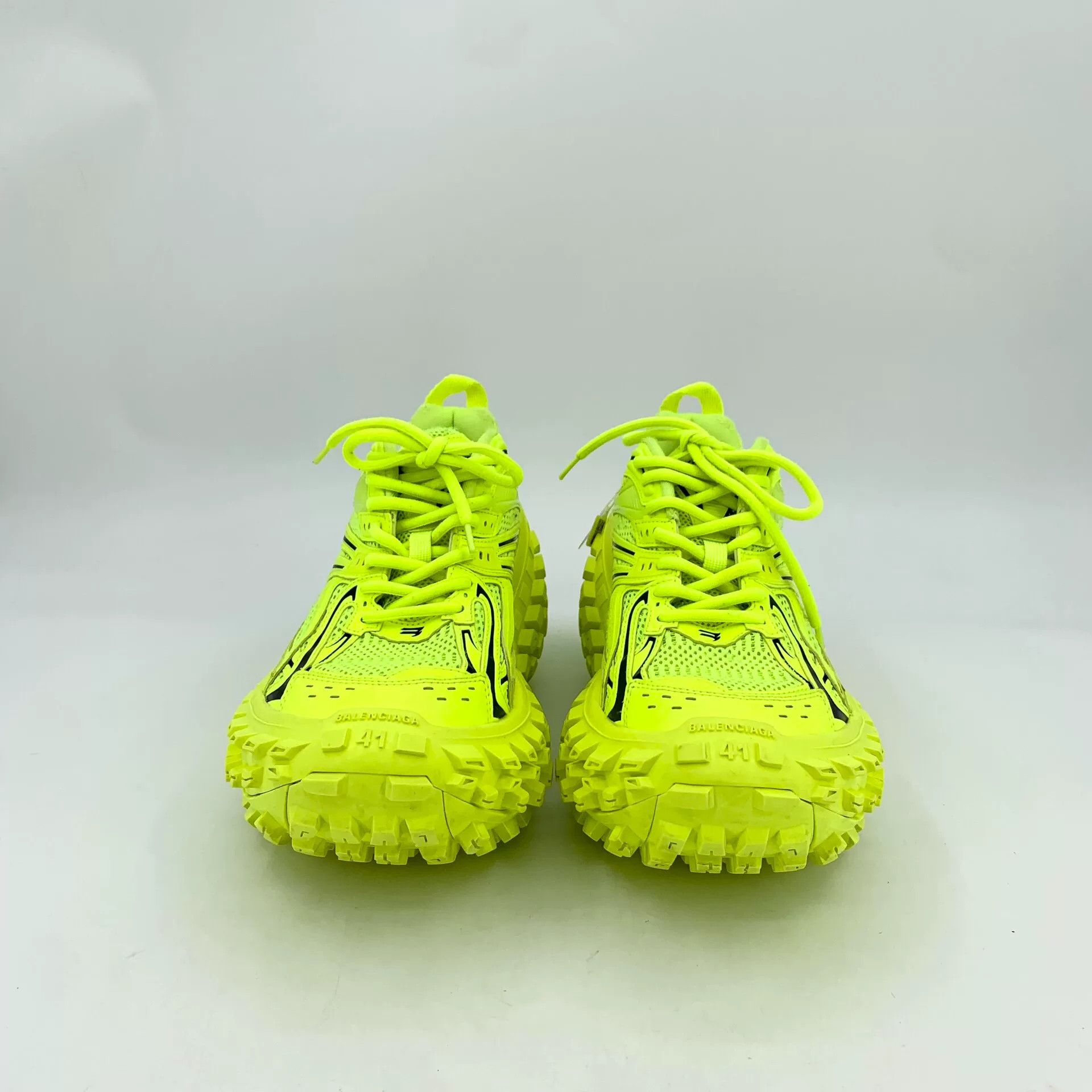 Balenciaga Balenciaga Neon Green Bouncer Sneakers 41 Size US 8 / EU 41 - 4 Thumbnail