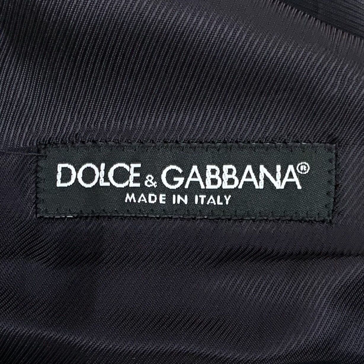 Dolce & Gabbana Dolce & Gabbana Black Wool Suit Vest 36R Size 36R - 6 Thumbnail