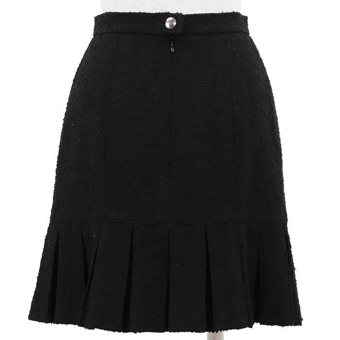 Chanel Chanel Chanel Tweed Pleated Skirt Textile Skirts P09679 DUTY FREE for USA Size ONE SIZE - 6 Thumbnail