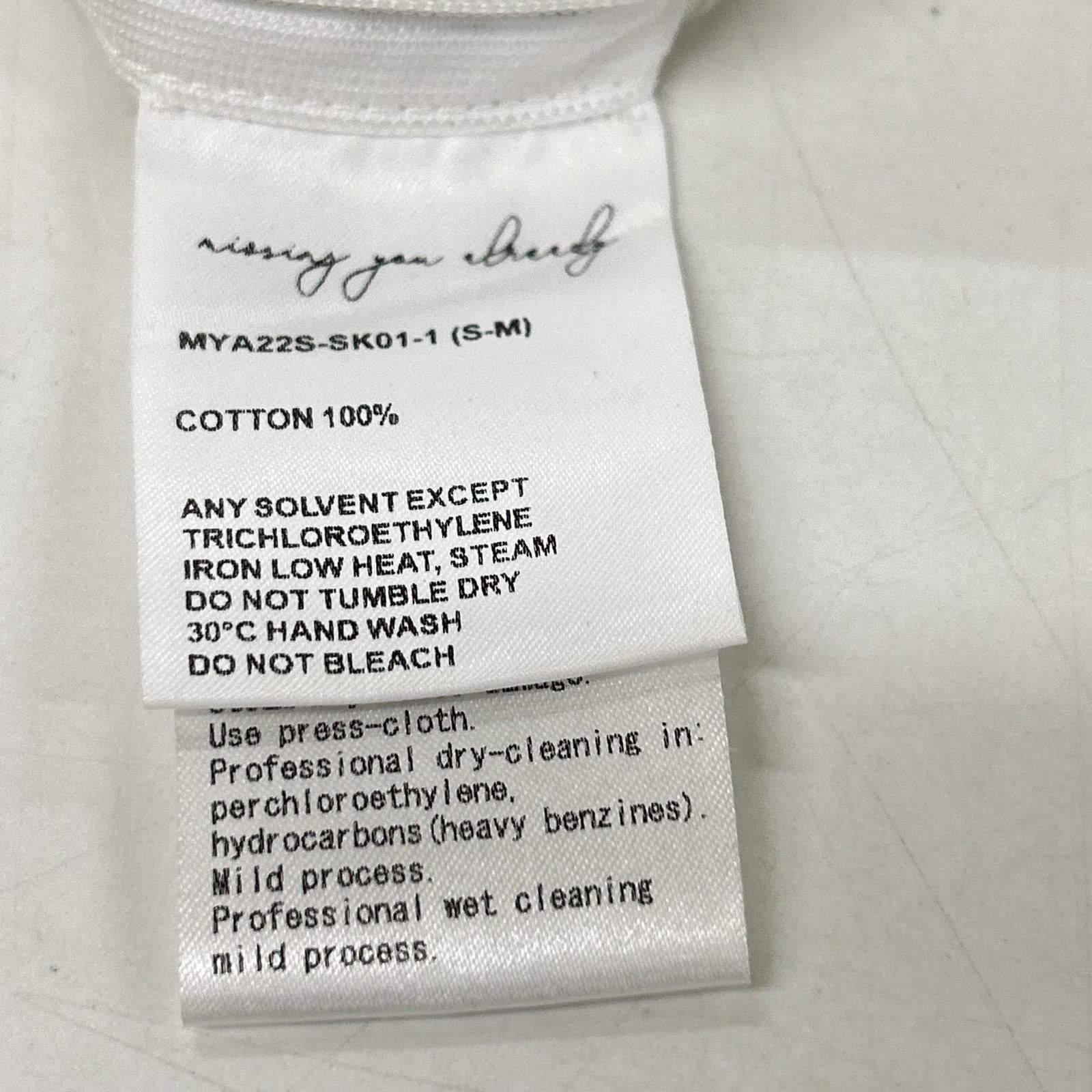 Other Other Missing You Already Cotton Skirt Textile Skirts MYA22SS-SK01-1 DUTY FREE for USA Size ONE SIZE - 4 Thumbnail