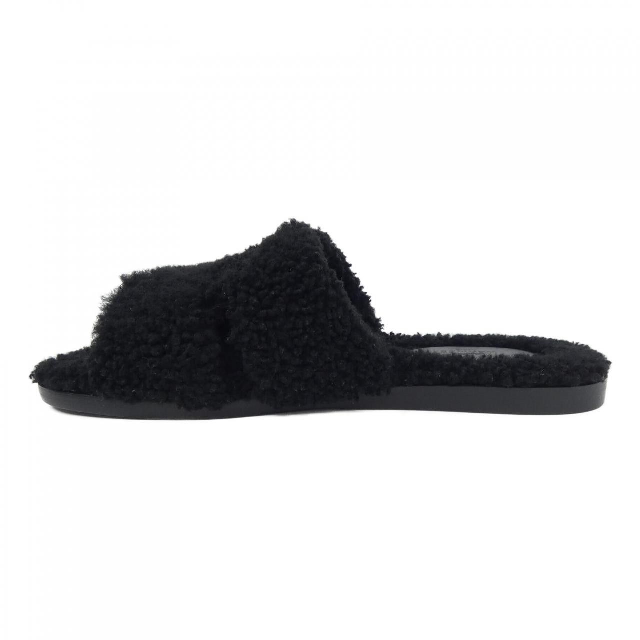 Hermes Hermes Hermes Izmir Sheepskin Sandals Leather Shoes DUTY FREE for USA Size ONE SIZE - 2 Thumbnail