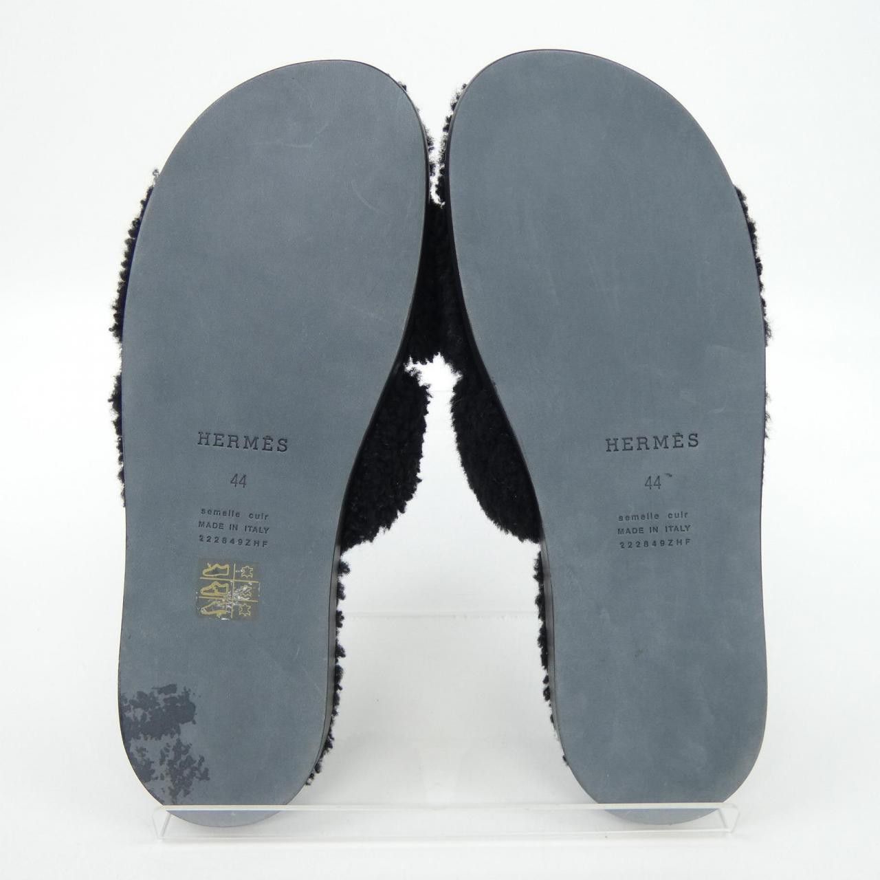 Hermes Hermes Hermes Izmir Sheepskin Sandals Leather Shoes DUTY FREE for USA Size ONE SIZE - 4 Thumbnail