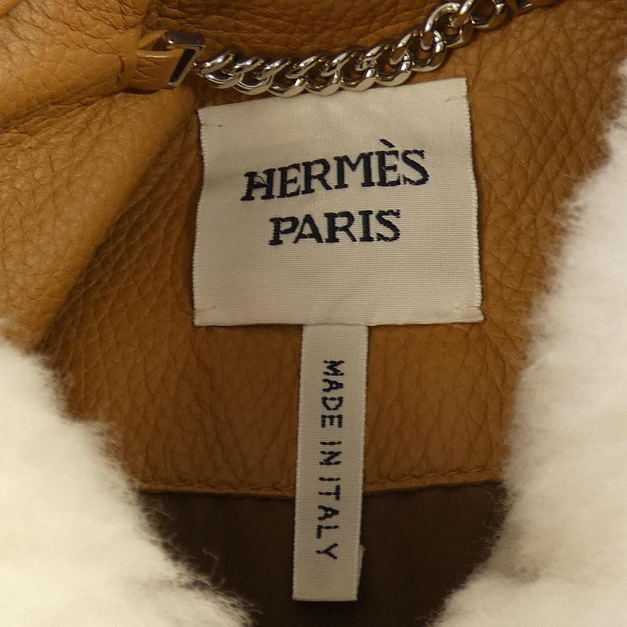 Hermes Hermes Hermes Leather Jacket Leather Outerwear DUTY FREE for USA Size ONE SIZE - 6 Thumbnail