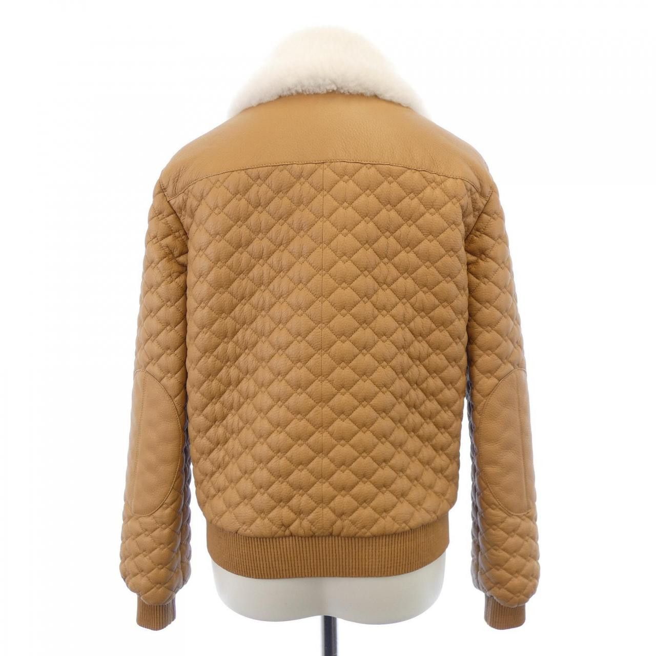 Hermes Hermes Hermes Leather Jacket Leather Outerwear DUTY FREE for USA Size ONE SIZE - 2 Thumbnail