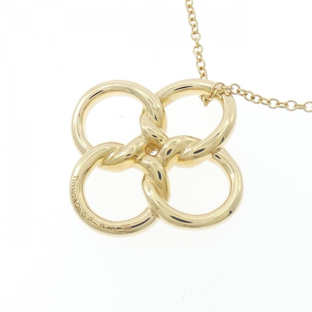 Tiffany & Co. Tiffany & Co. Tiffany & Co. Quadrofolio Small Au750 Necklace Precious Metal Necklace DUTY FREE for USA Size ONE SIZE - 4 Thumbnail