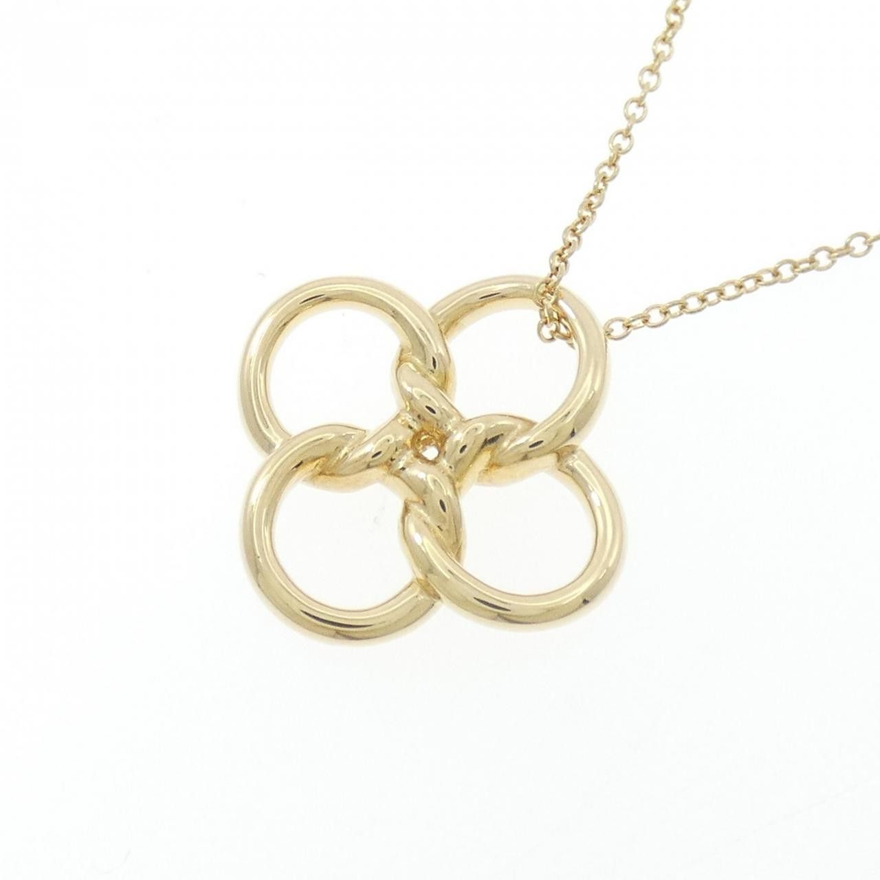 Tiffany & Co. Tiffany & Co. Tiffany & Co. Quadrofolio Small Au750 Necklace Precious Metal Necklace DUTY FREE for USA Size ONE SIZE - 3 Thumbnail