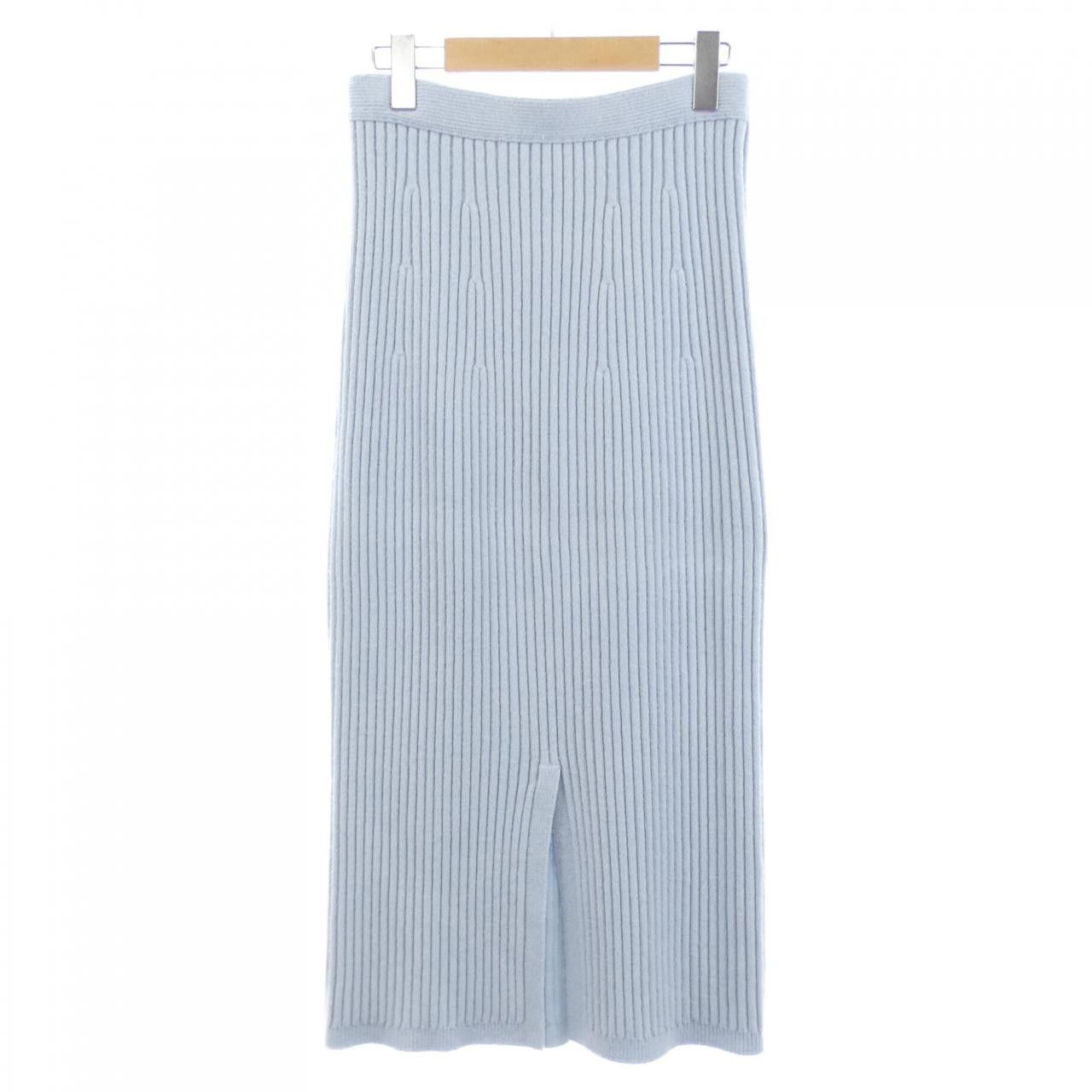 Other Other Drawer Cashmere Blend Skirt Textile Skirts 6524-199-1752 DUTY FREE for USA Size ONE SIZE - 2 Thumbnail