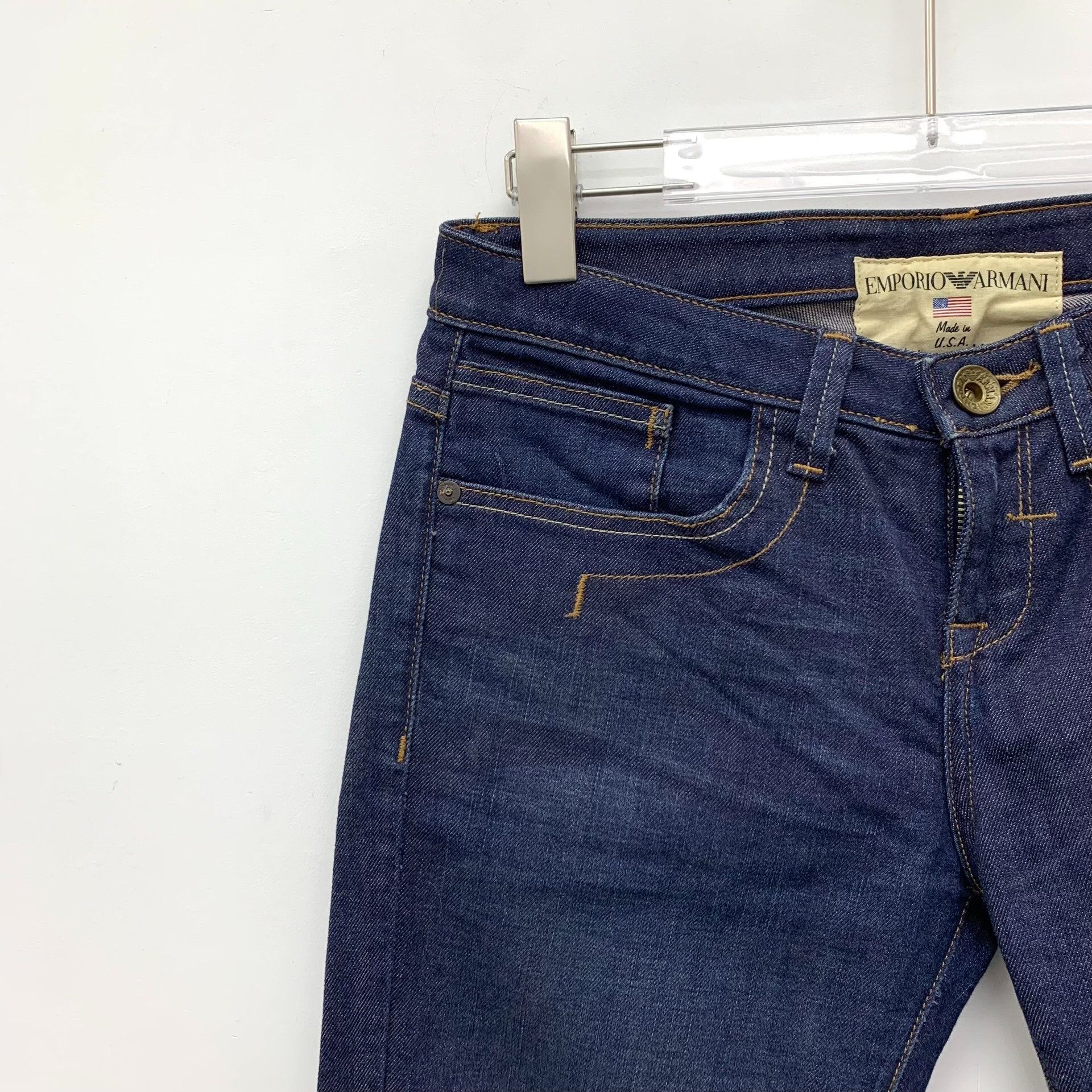 Emporio Armani Emporio Armani Washed Cotton Denim Jeans US 28 Size US 28 / EU 44 - 4 Thumbnail