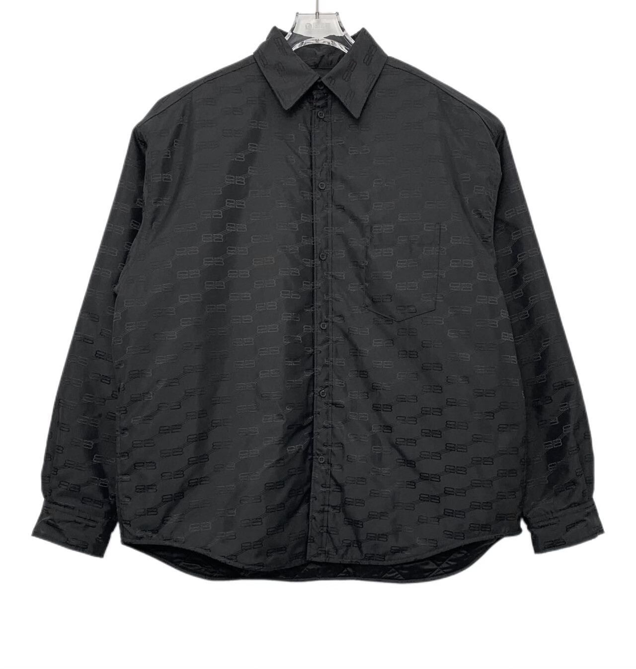 Balenciaga Balenciaga Logo Print Shirt Jacket 48 Size US M / EU 48-50 / 2 - 2 Thumbnail