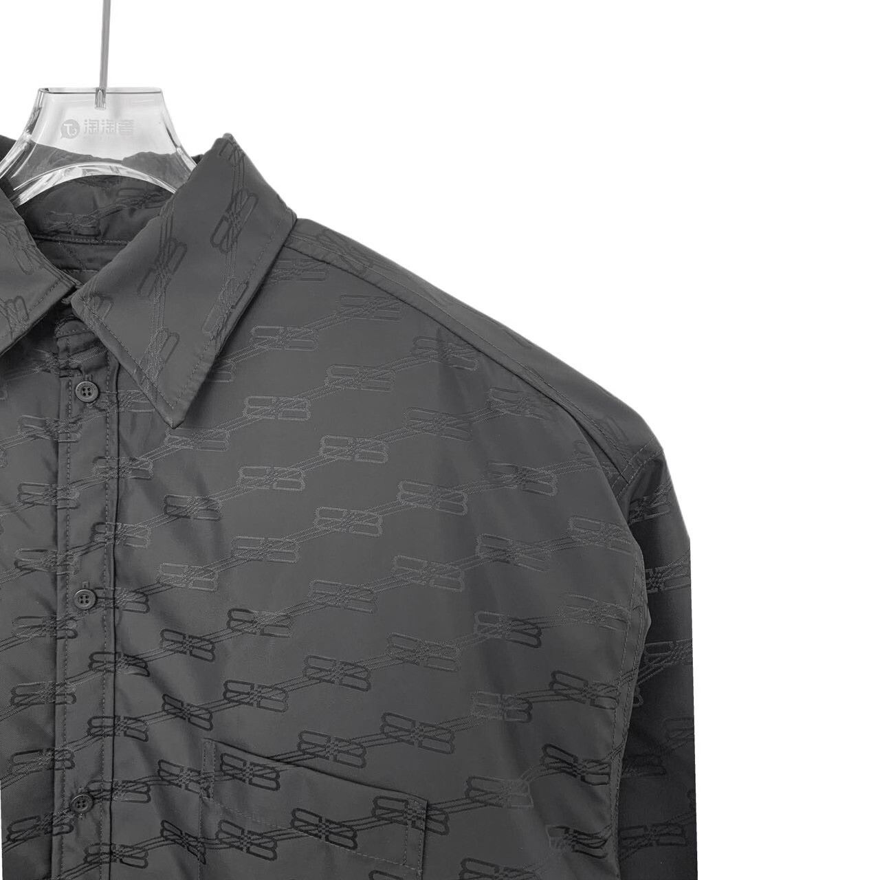 Balenciaga Balenciaga Logo Print Shirt Jacket 48 Size US M / EU 48-50 / 2 - 5 Thumbnail
