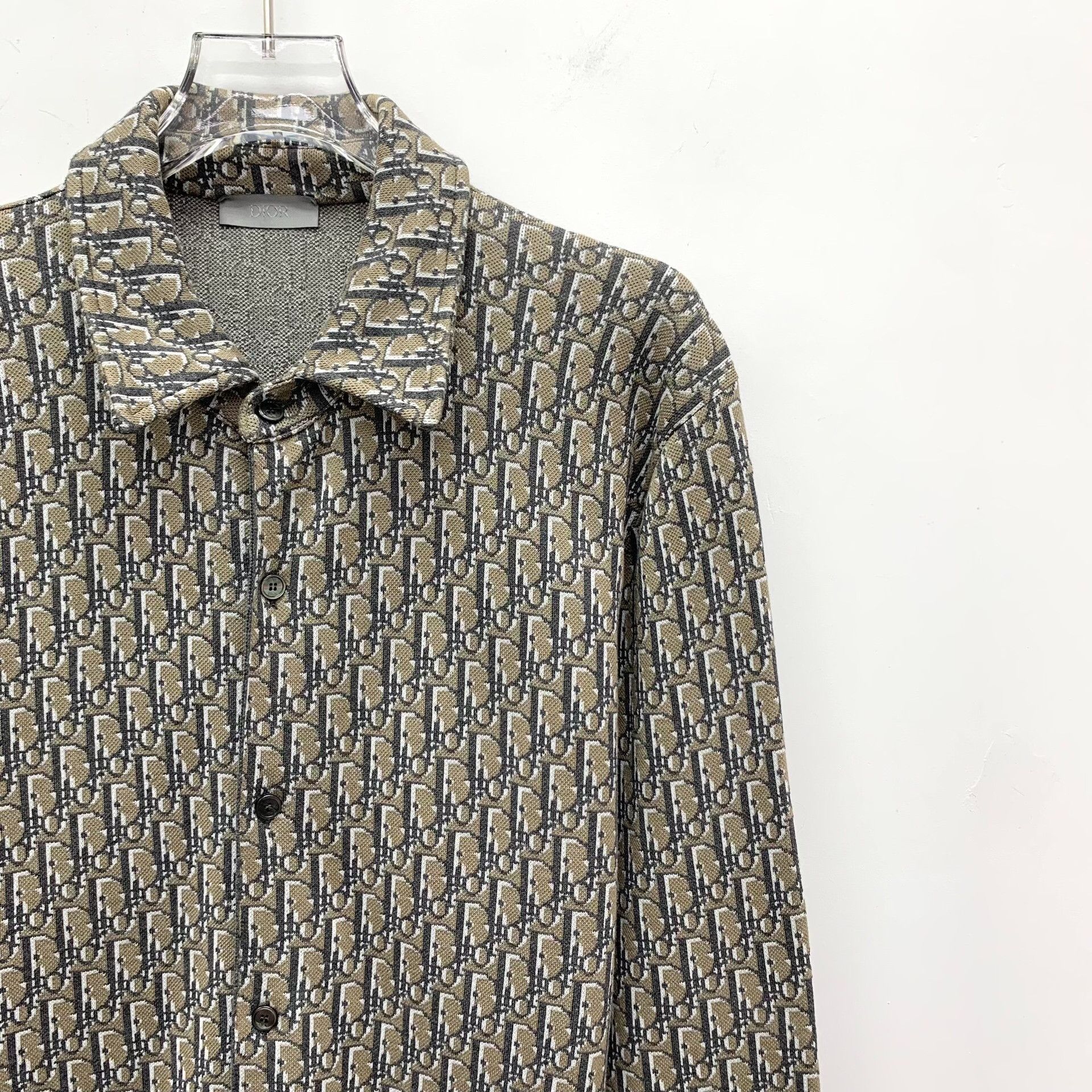 Dior Dior Oblique Monogram Jacquard Shirt Size S Size US S / EU 44-46 / 1 - 4 Thumbnail