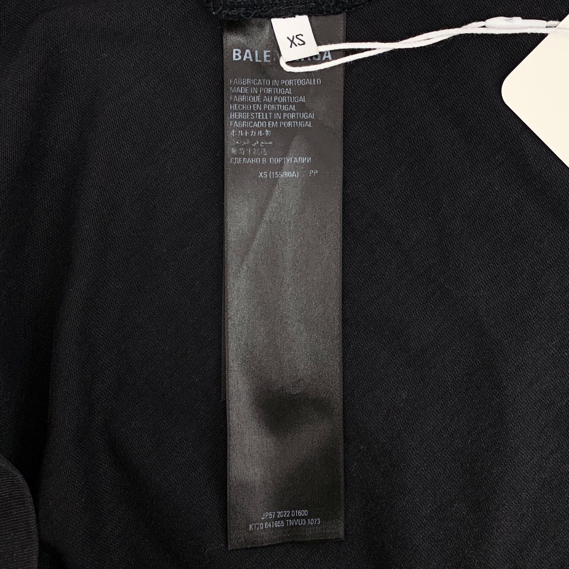 Balenciaga Balenciaga Rhinestone Logo T-Shirt Size XS Size US XS / EU 42 / 0 - 8 Thumbnail
