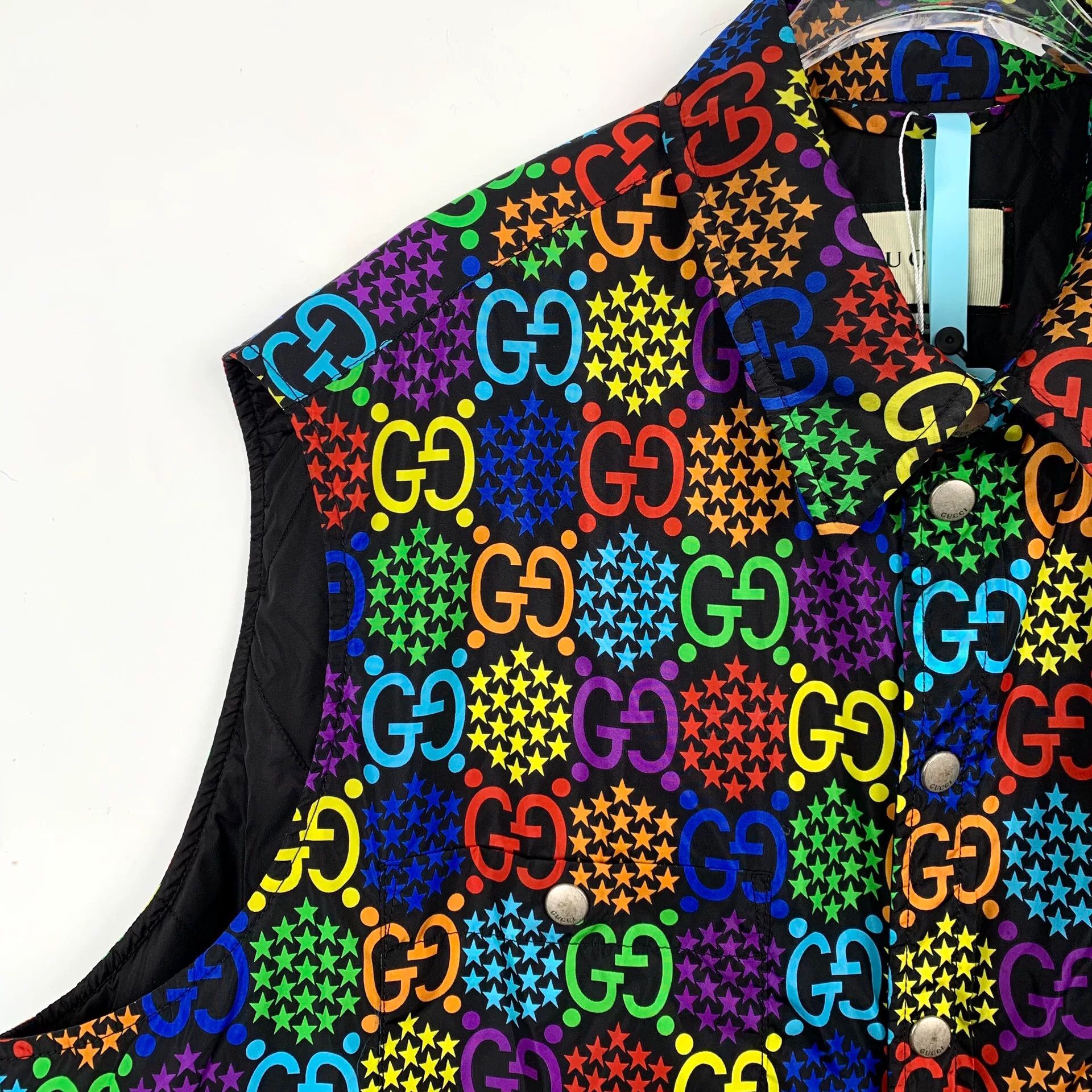 Gucci Gucci Rainbow Star Logo Technical Vest EU 48 Size US M / EU 48-50 / 2 - 4 Thumbnail