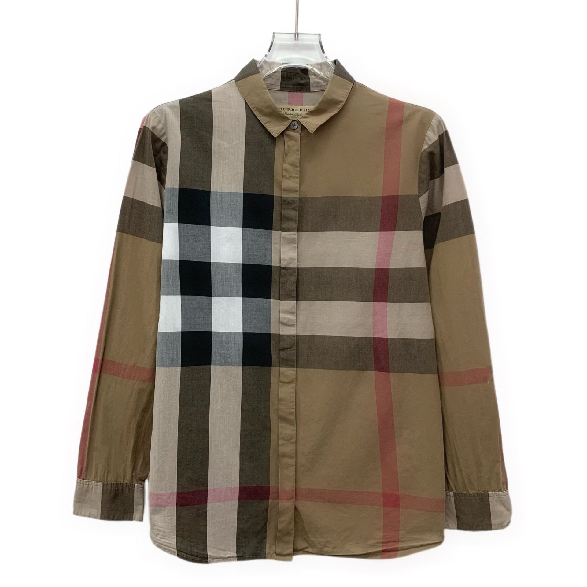 Burberry Burberry Colorblock Check Cotton Shirt XS Size US XS / EU 42 / 0 - 2 Thumbnail