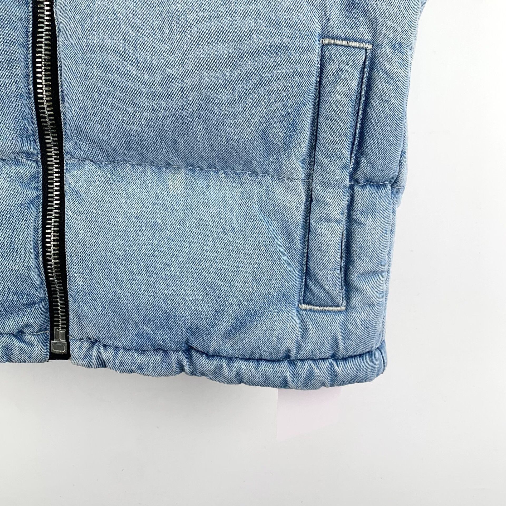 Alexander Wang Alexander Wang Two-Tone Hooded Denim Vest S Size US S / EU 44-46 / 1 - 5 Thumbnail