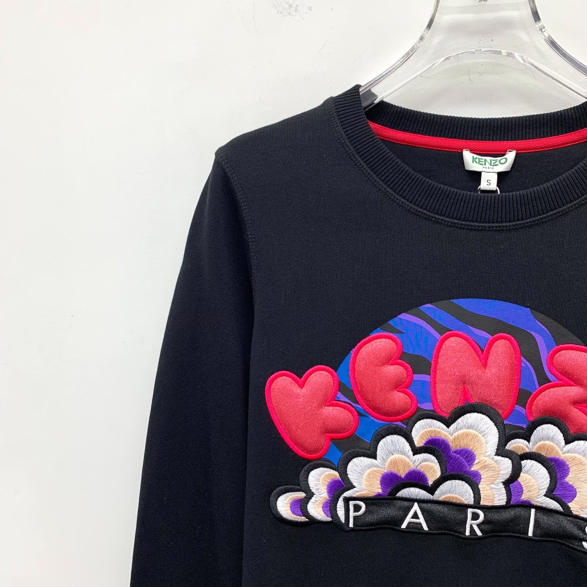 Kenzo Kenzo Logo Embroidered Sweatshirt Size S Size US S / EU 44-46 / 1 - 4 Thumbnail