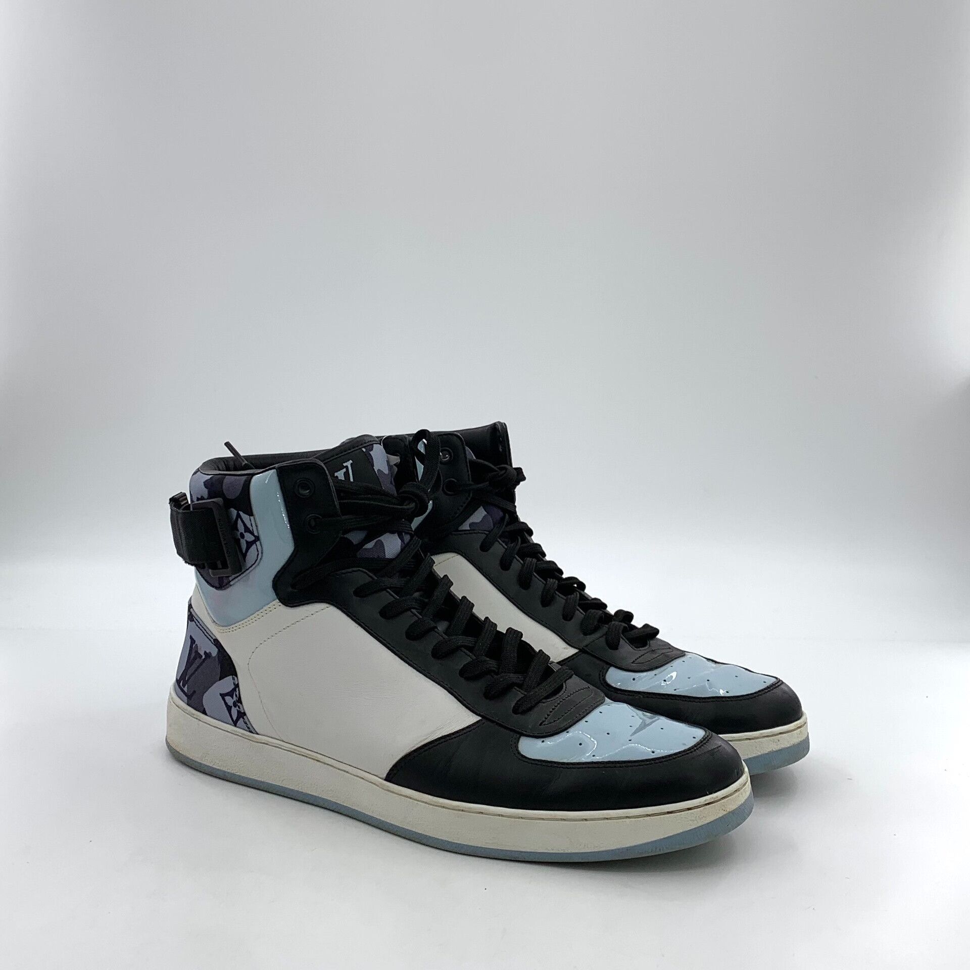 Louis Vuitton Louis Vuitton Monogram Rivoli Hi-Top Sneakers 8.5 Size US 9.5 / EU 42-43 - 3 Thumbnail