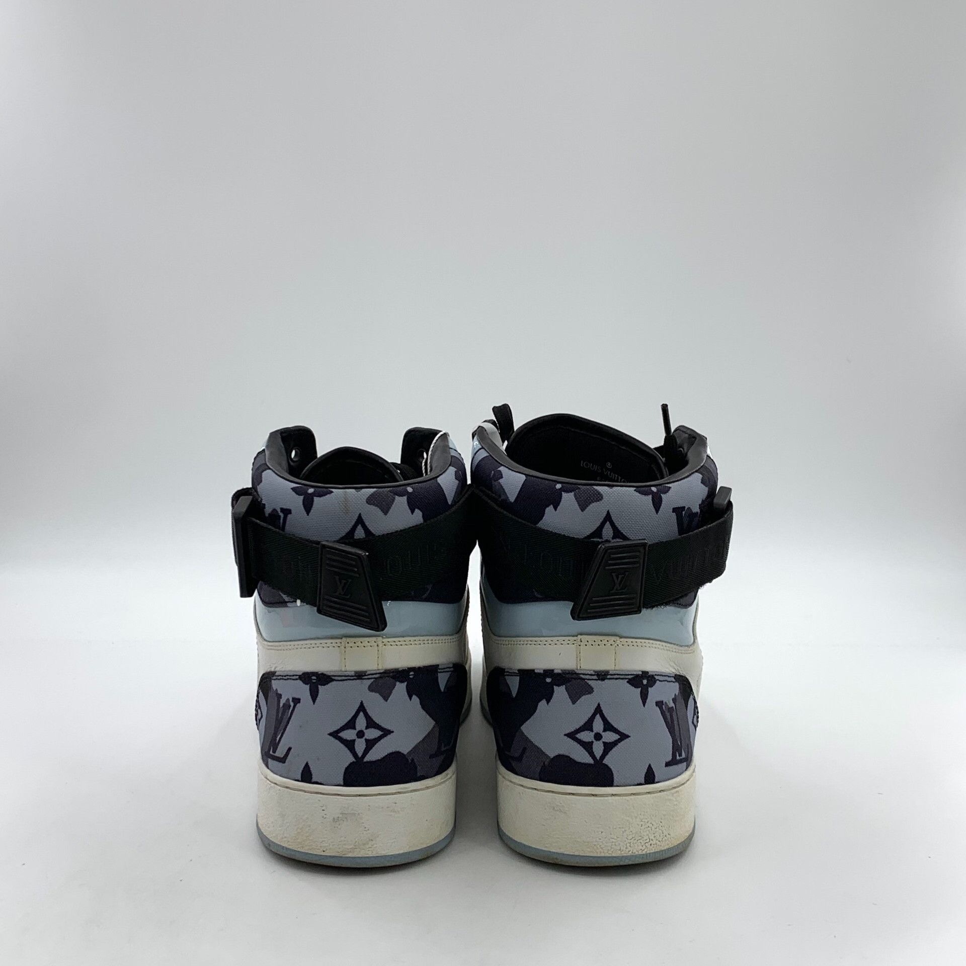 Louis Vuitton Louis Vuitton Monogram Rivoli Hi-Top Sneakers 8.5 Size US 9.5 / EU 42-43 - 4 Thumbnail